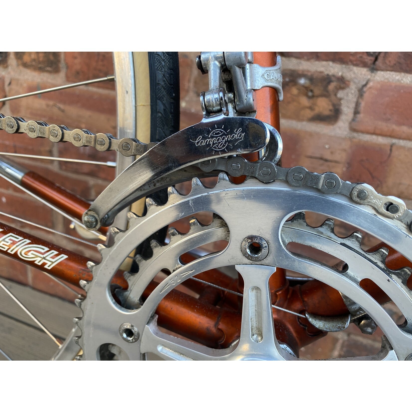 1973 Raleigh Carlton International 54cm Dark Orange Vintage Road UB#8916
