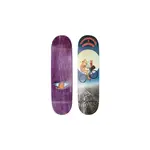 FAIRDALE x TOY MACHINE 8.5" Skate Deck (Red/Blue/Gray)