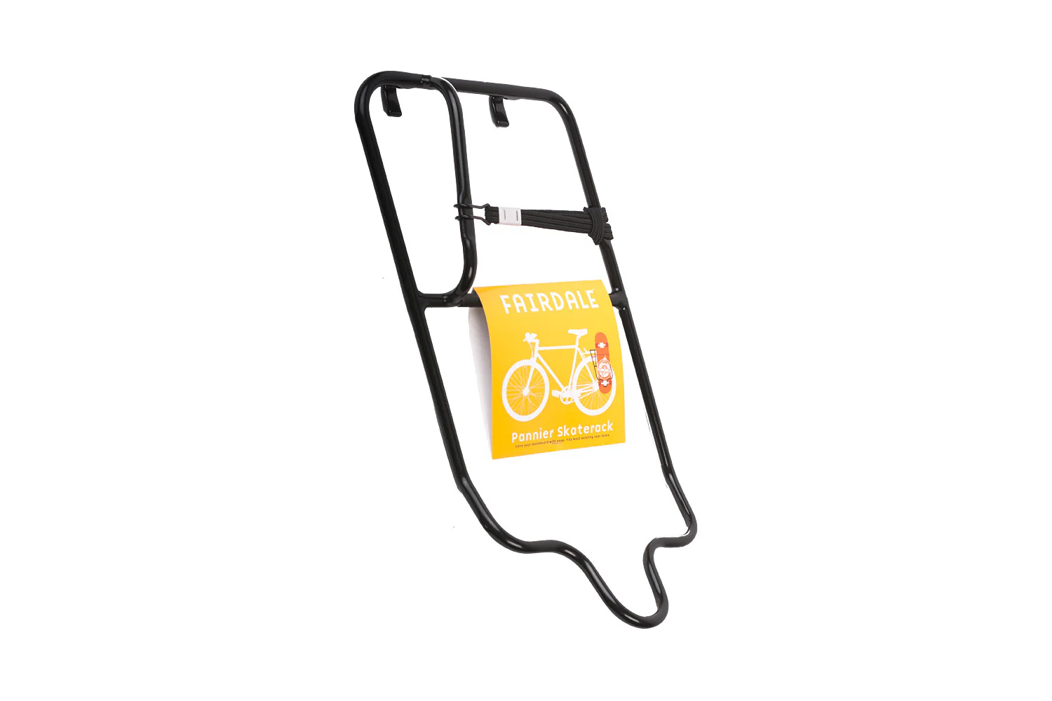 fairdale pannier skaterack 新品 Fairdale SkateRack Pannier Skateboard Rack Black - Firehouse Bicycles