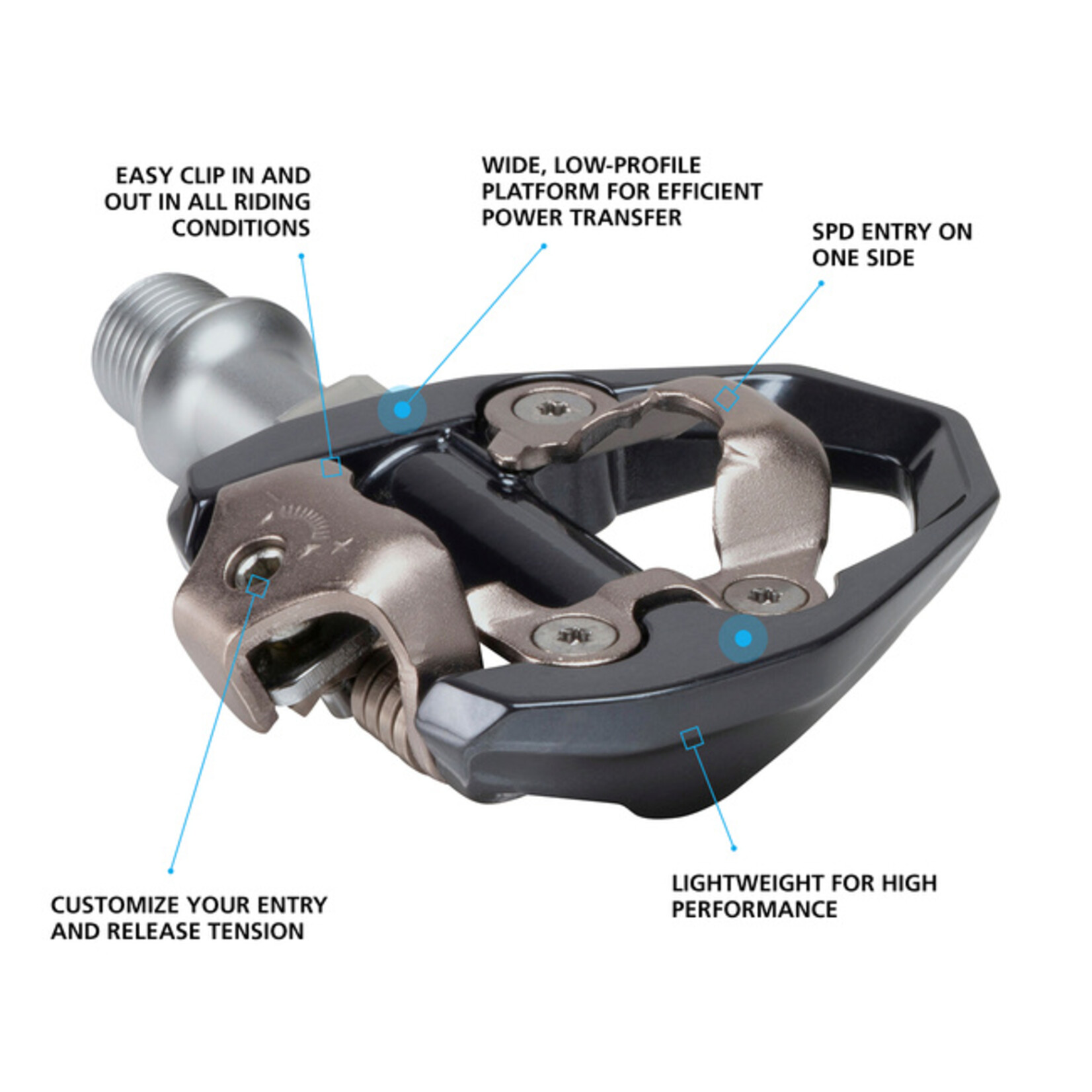 SHIMANO Shimano PD-ES600, SPD PEDAL, W/CLEAT(SM-SH51)