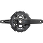 Microshift microSHIFT Sword 2x Crankset - 46/29t, 110 Asym BCD, 24mm Spindle, Black