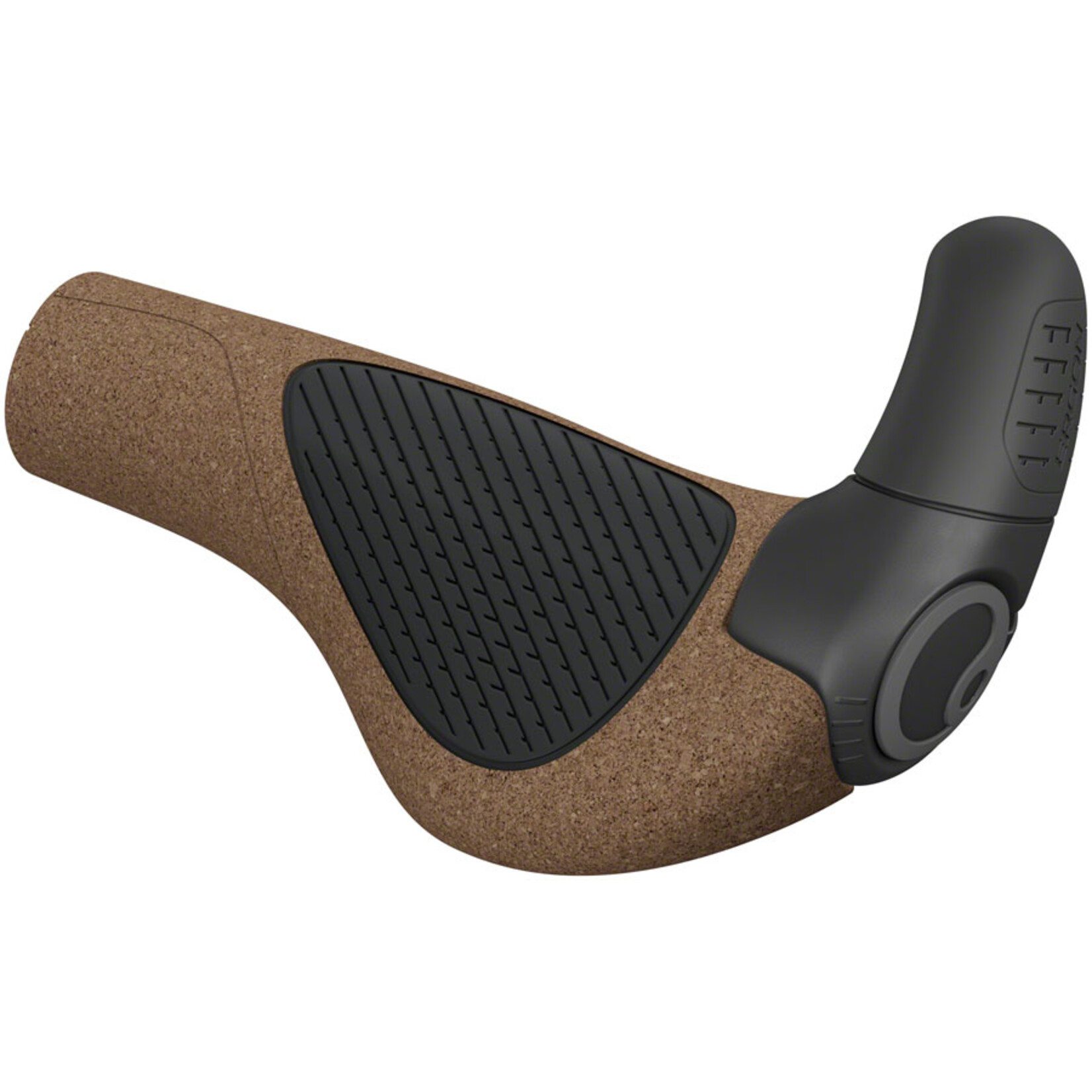 Ergon Ergon GP2 Evo BioKork Grips - Lock-On, Large, Black/Tan