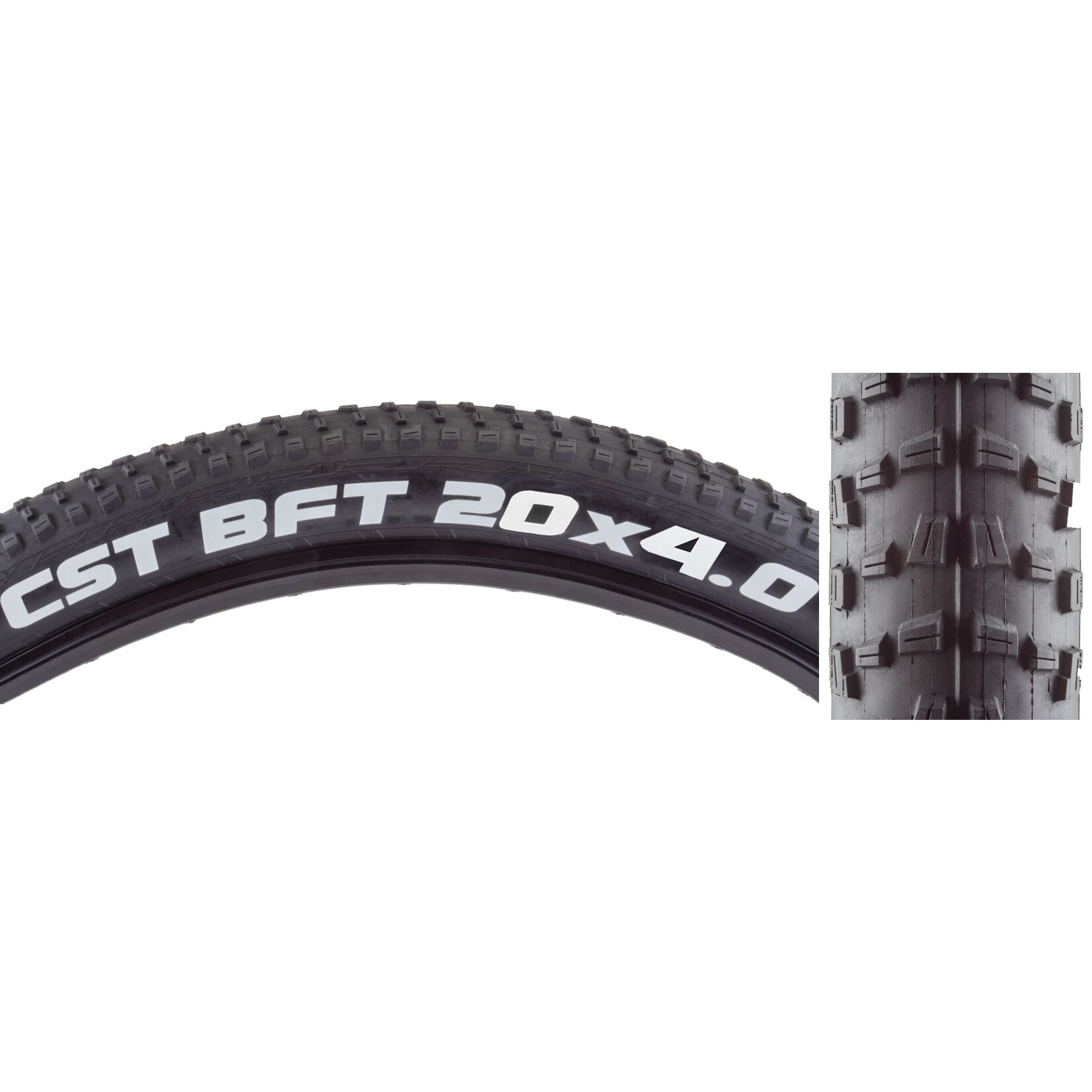 CST PREMIUM TIRE CSTP BFT+ 20x4.0 BK/BK WIRE SC