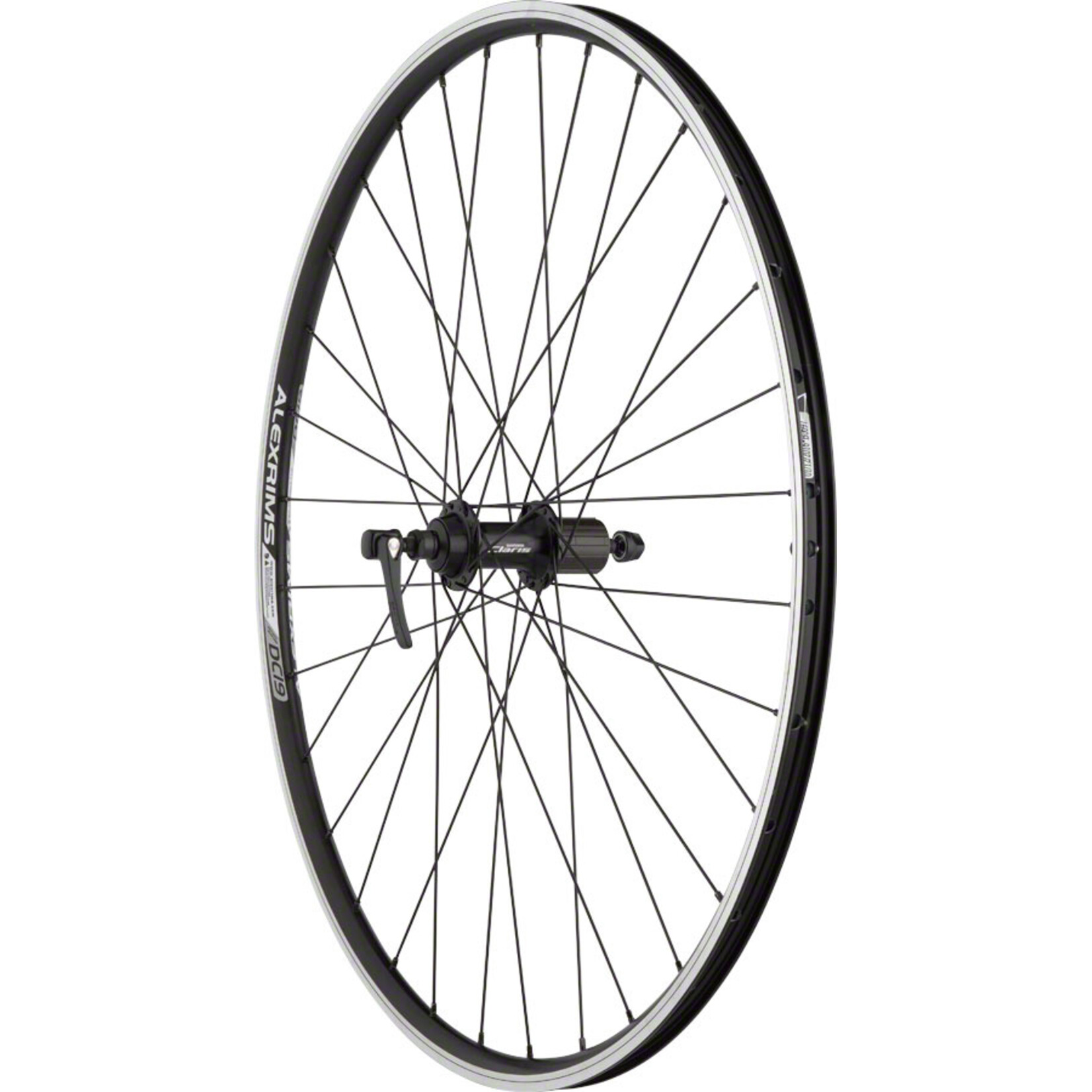 Quality Wheels Quality Wheels Rear Wheel Value Series 700c 130mm QR 32h Shimano / Alex DC19 / DT Factory All Black