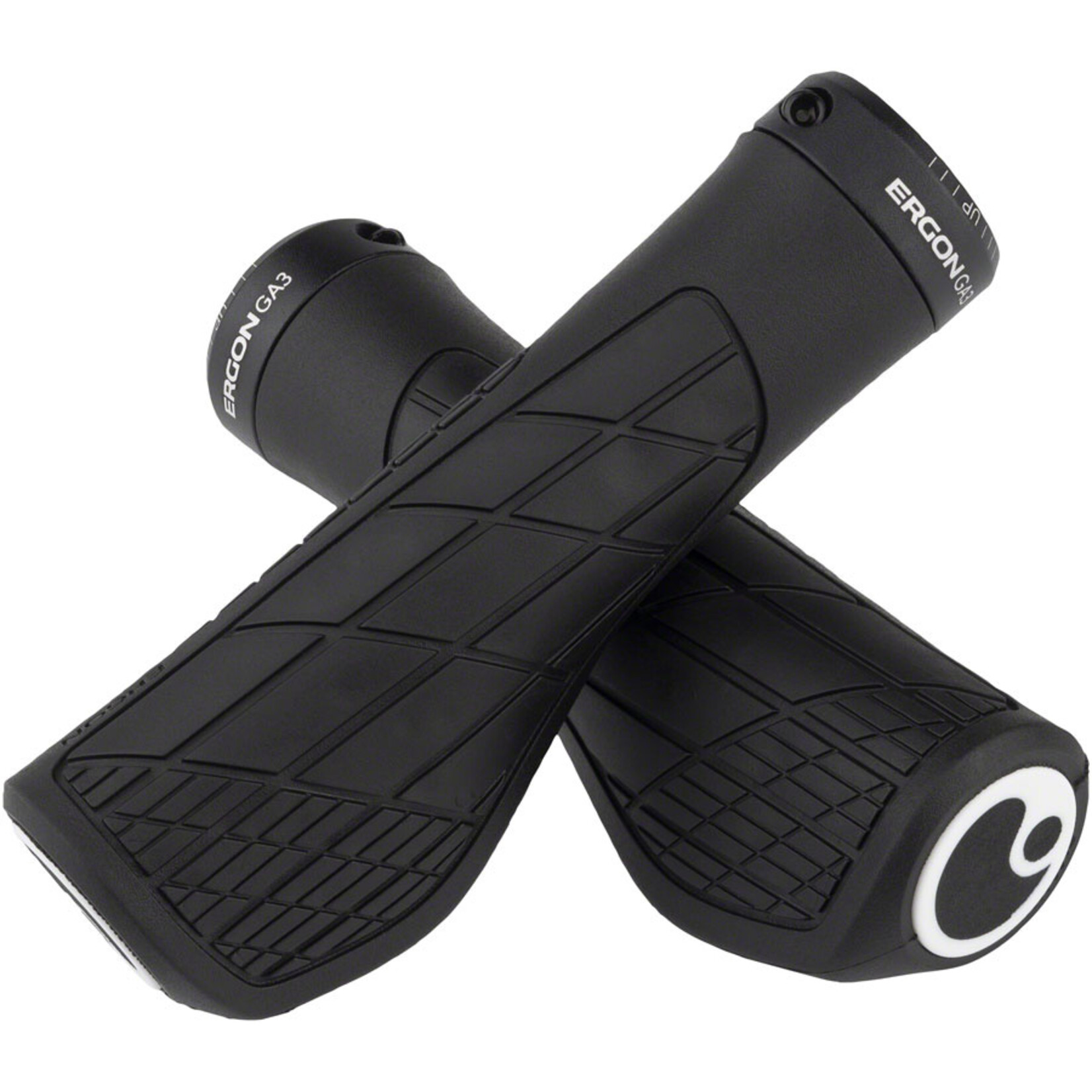 Ergon Ergon GA3 Grips - Black, Lock-On, Large