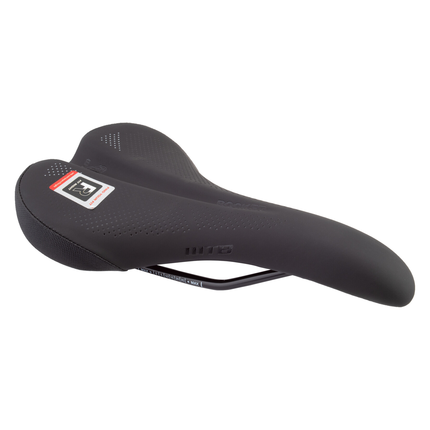 WTB WTB Rocket Saddle - Steel, Black, Wide