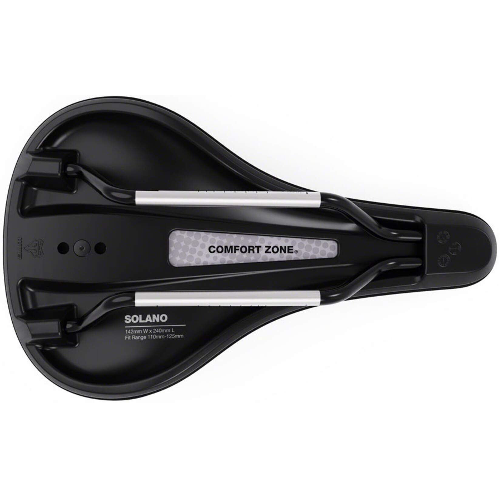 WTB WTB Solano Saddle - Chromoly, Black, Medium, Fusion Form