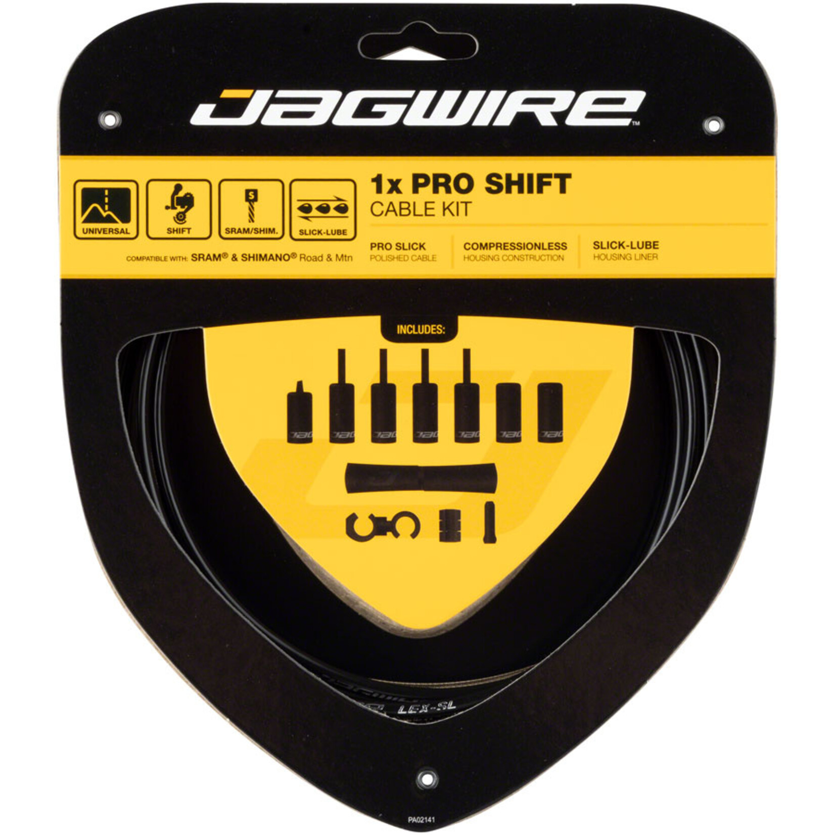 Jagwire Jagwire 1x Pro Shift Kit Road/Mountain SRAM/Shimano, Black