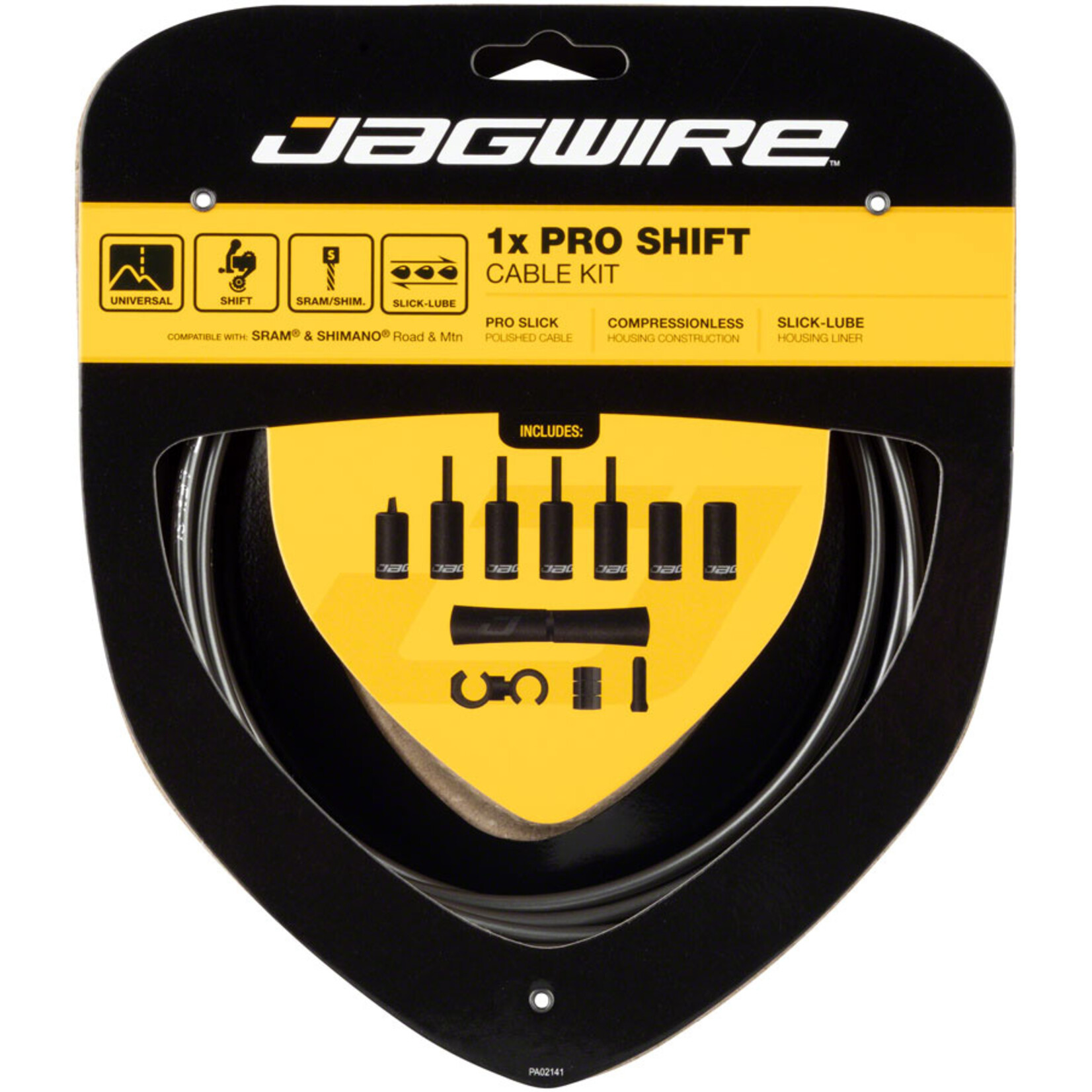 Jagwire Jagwire 1x Pro Shift Kit Road/Mountain SRAM/Shimano, Ice Gray