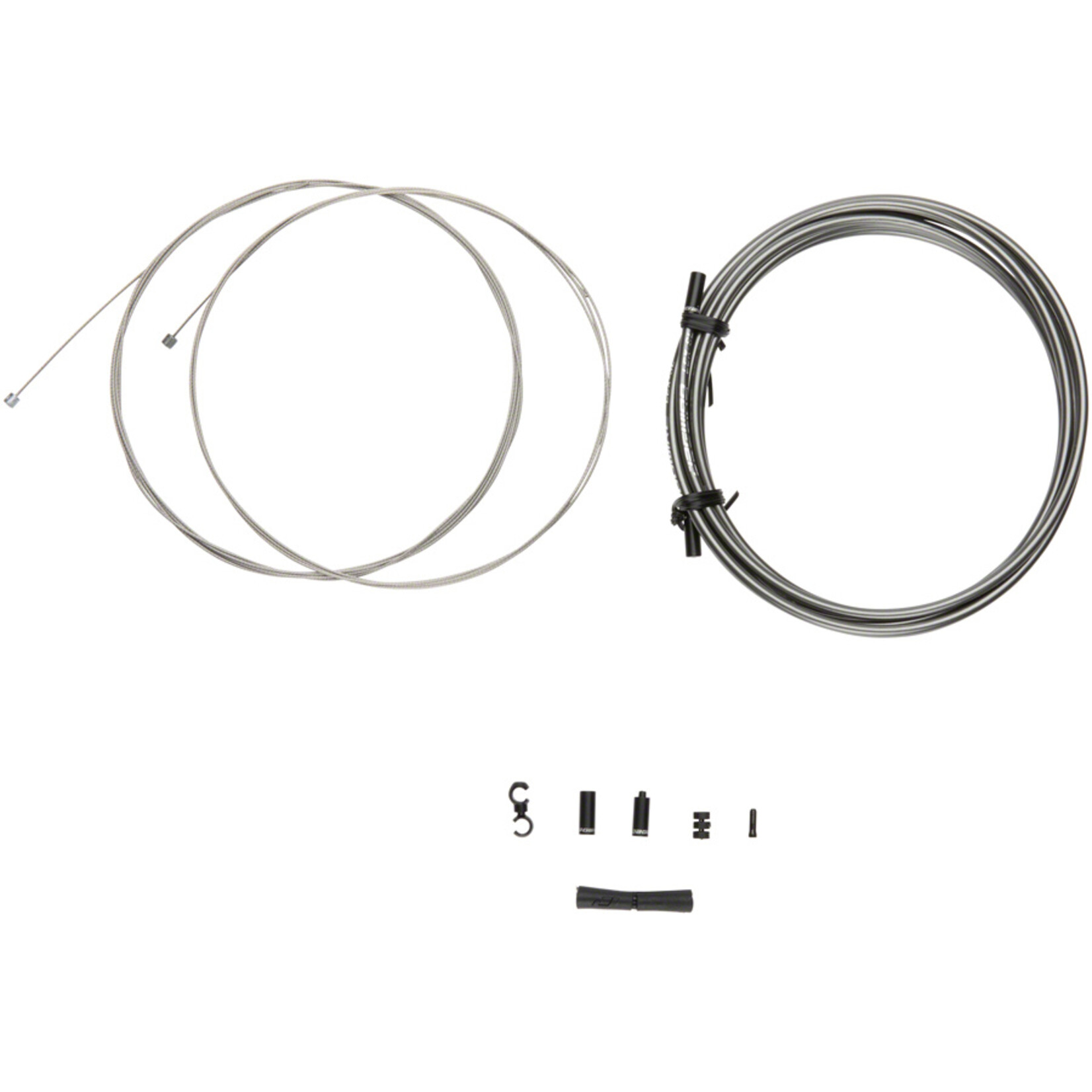 Jagwire Jagwire 2x Sport Shift Cable Kit SRAM/Shimano, Ice Gray