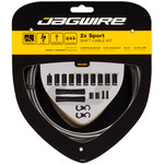 Jagwire Jagwire 2x Sport Shift Cable Kit SRAM/Shimano, Ice Gray