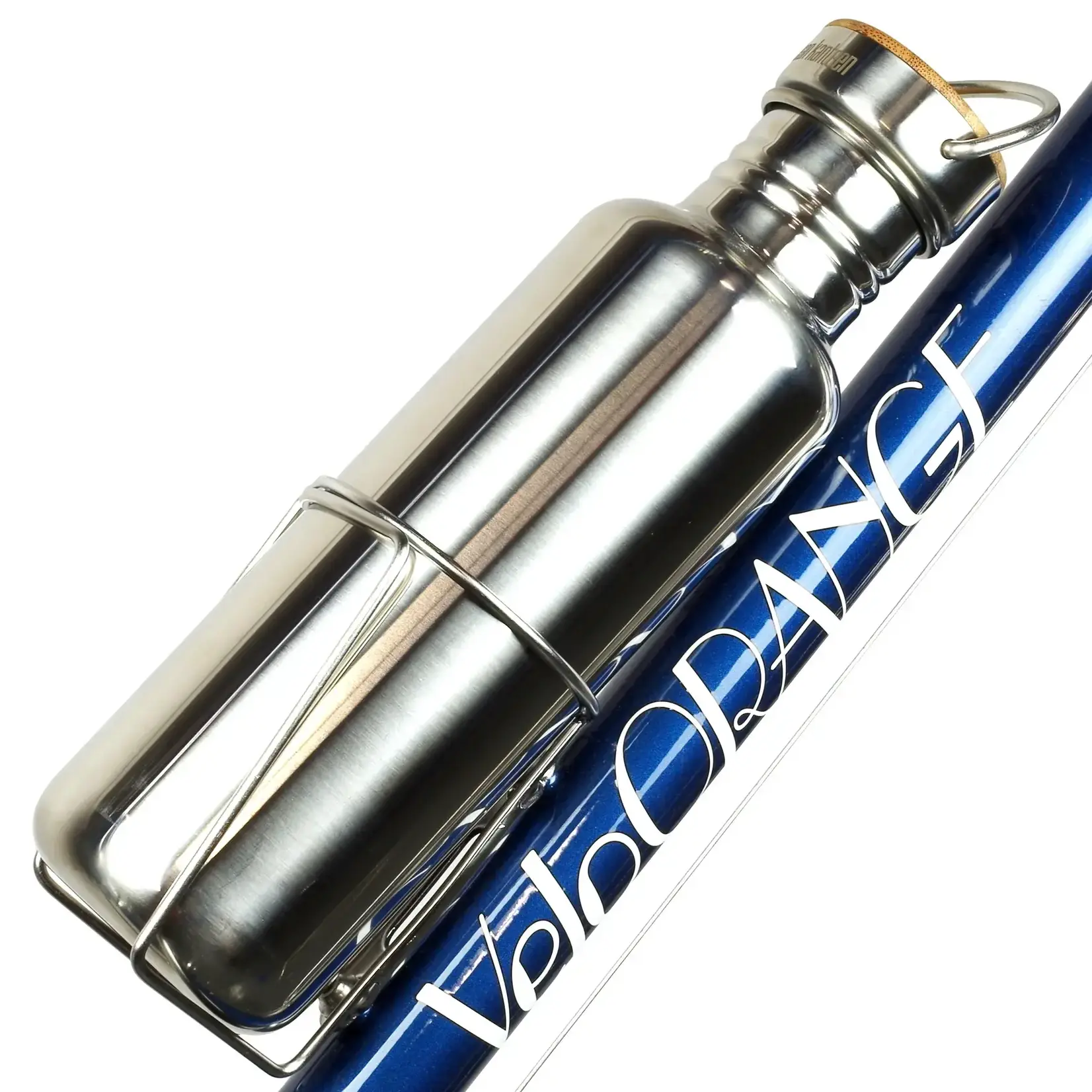 velo orange Velo Orange Retro Water Bottle Cage without Tab: Polish Stainless