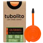 tubolito Tubolito Tubo CX/Gravel All Tube - 700 x 32-50mm, 42mm Presta Valve, Black