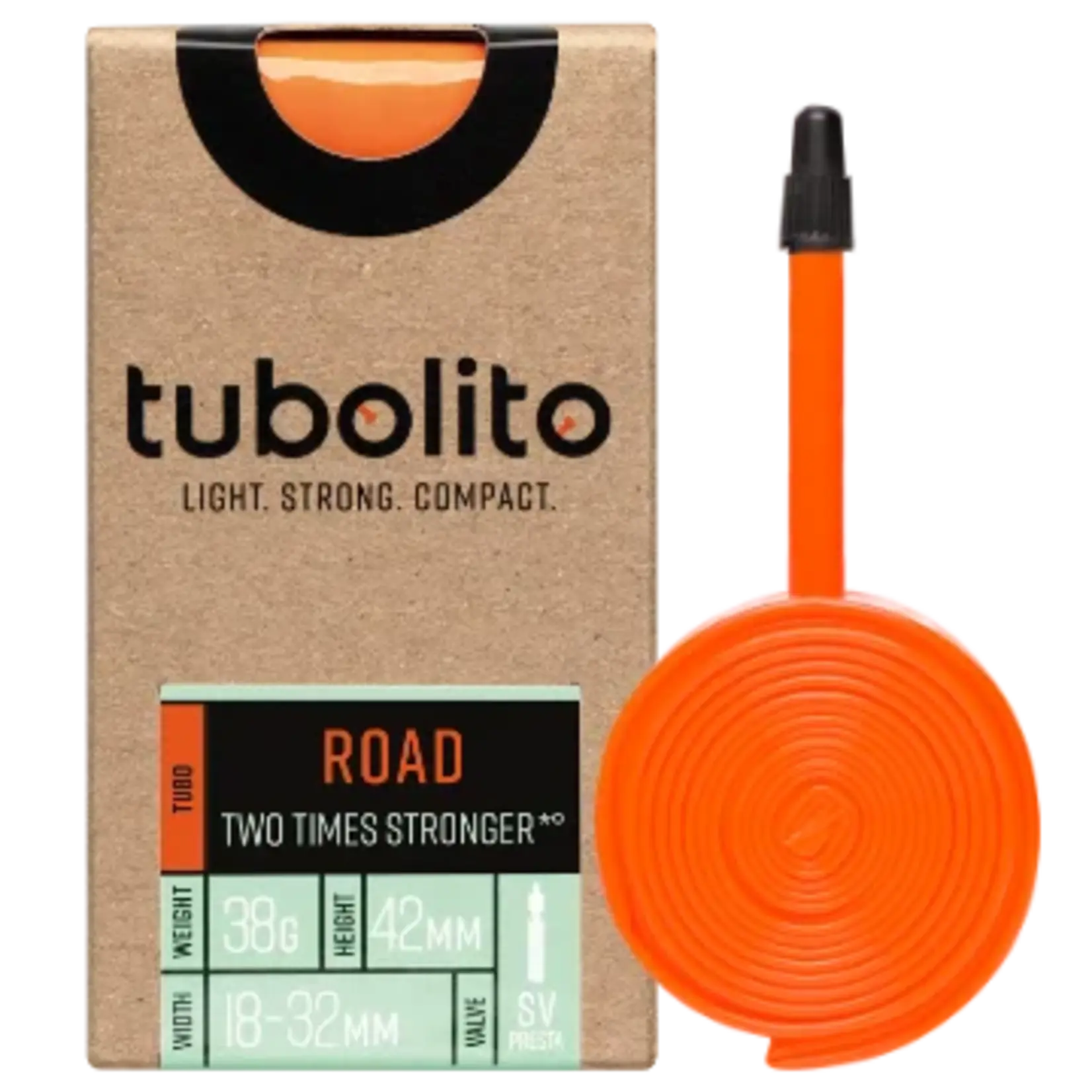 tubolito Tubolito Tubo Road Tube - 700 x 18-32mm, 42mm Presta Valve, Black