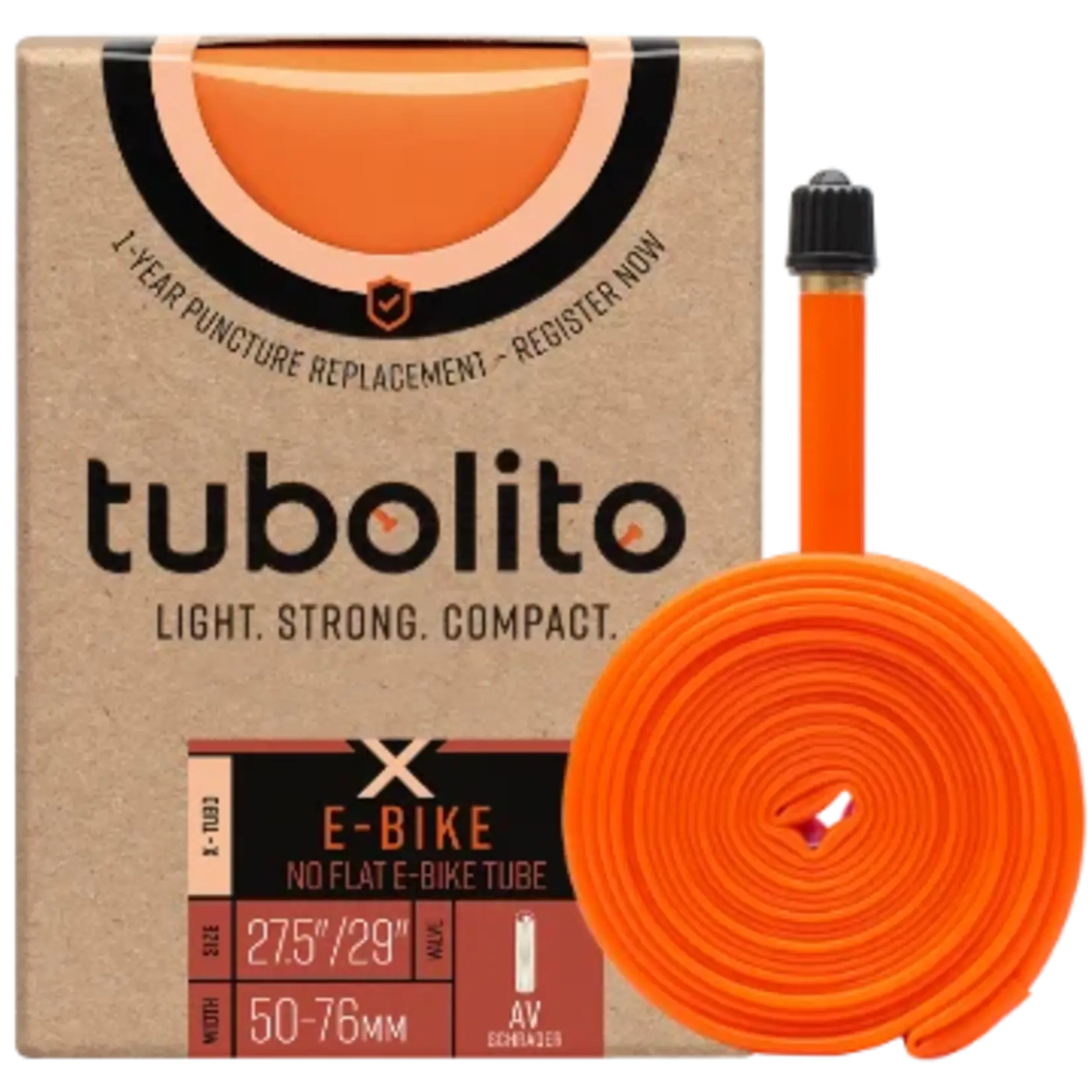 tubolito Tubolito X-Tubo EBike Tube - 27.5/29 x 1.8-3.0, 40mm Schrader Valve