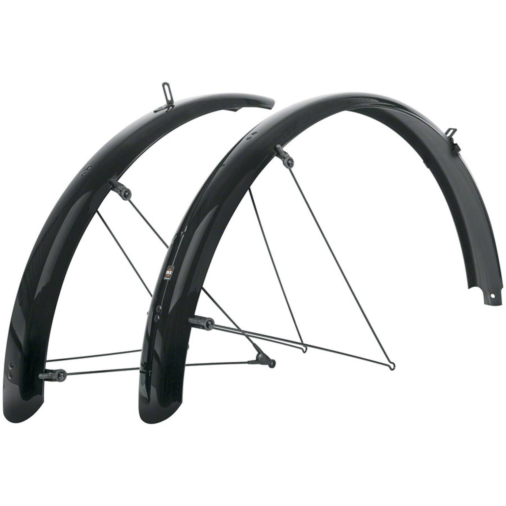 SKS SKS B65 Bluemels Full Coverage Fender Set - 65mm 27.5/29/700 x 2.25  Black