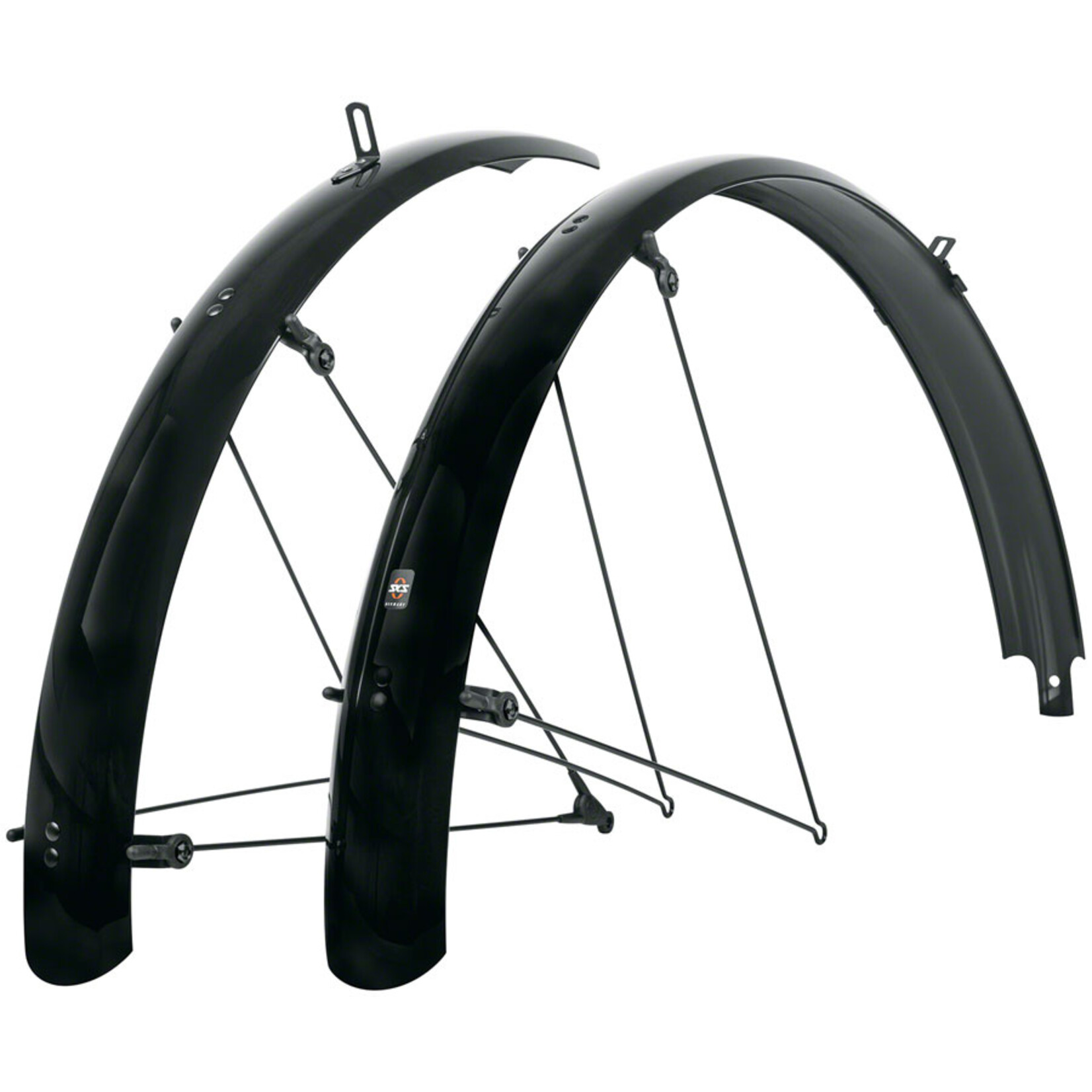 SKS SKS B60 Bluemels Full Coverage Fender Set - 60mm, 26 x 1.6-2.1", Black