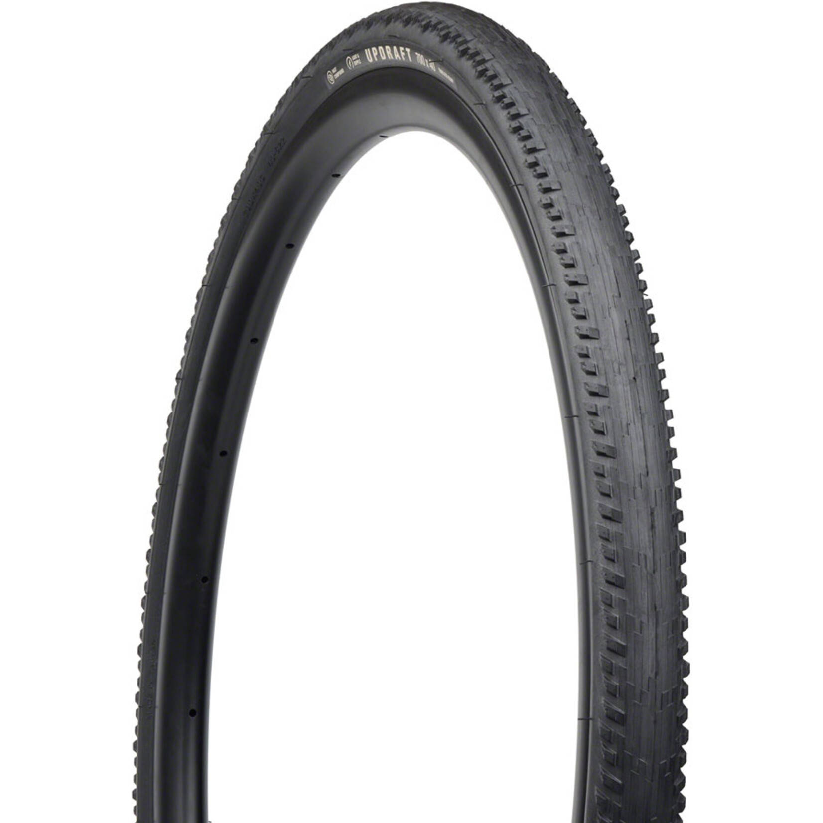 Teravail Teravail Updraft Tire - 700 x 40, Tubeless, Folding, Black, Durable, Fast Compound
