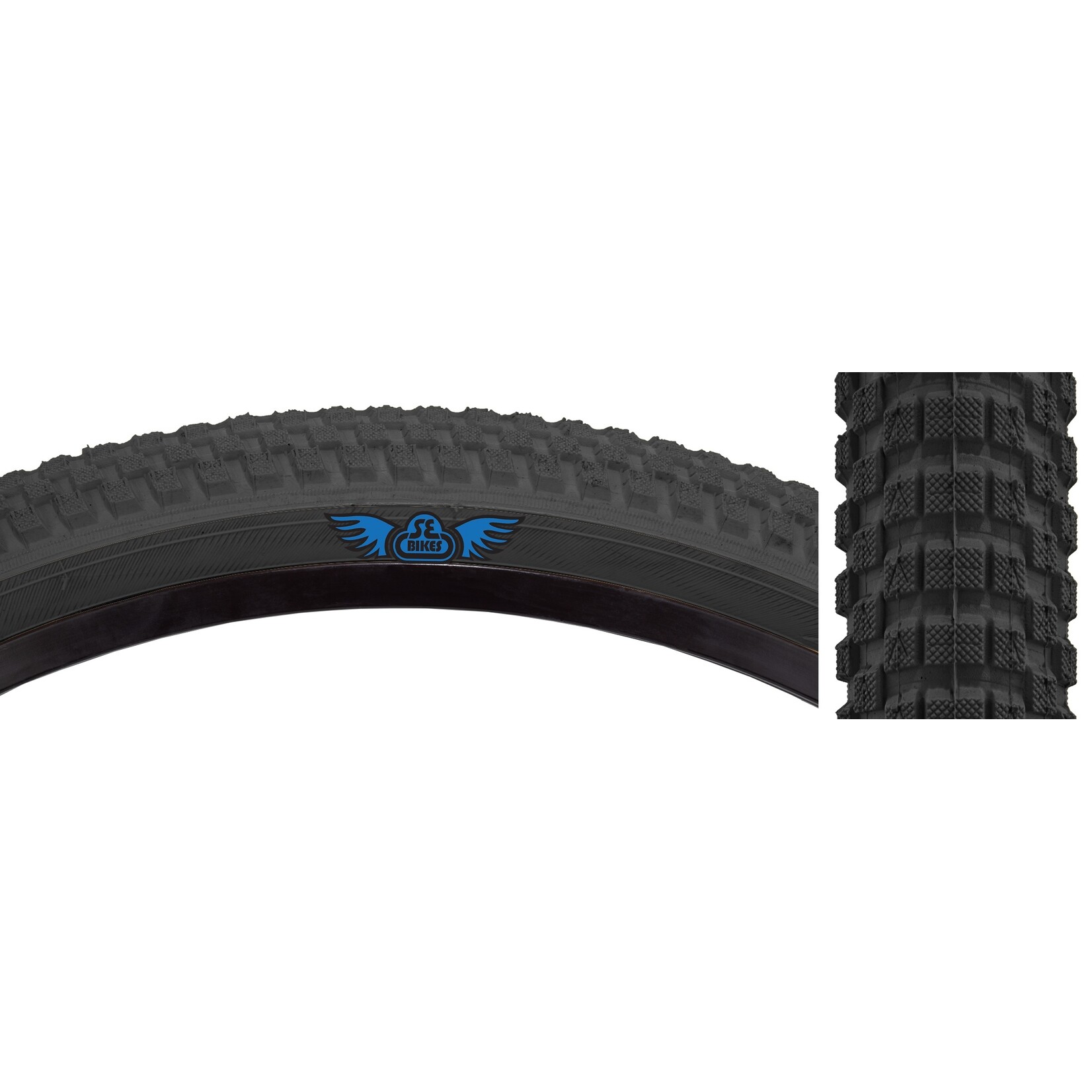 SE Bikes TIRE SE BIKES CUB 26x2.0 BK/BK WIRE/27/MPC