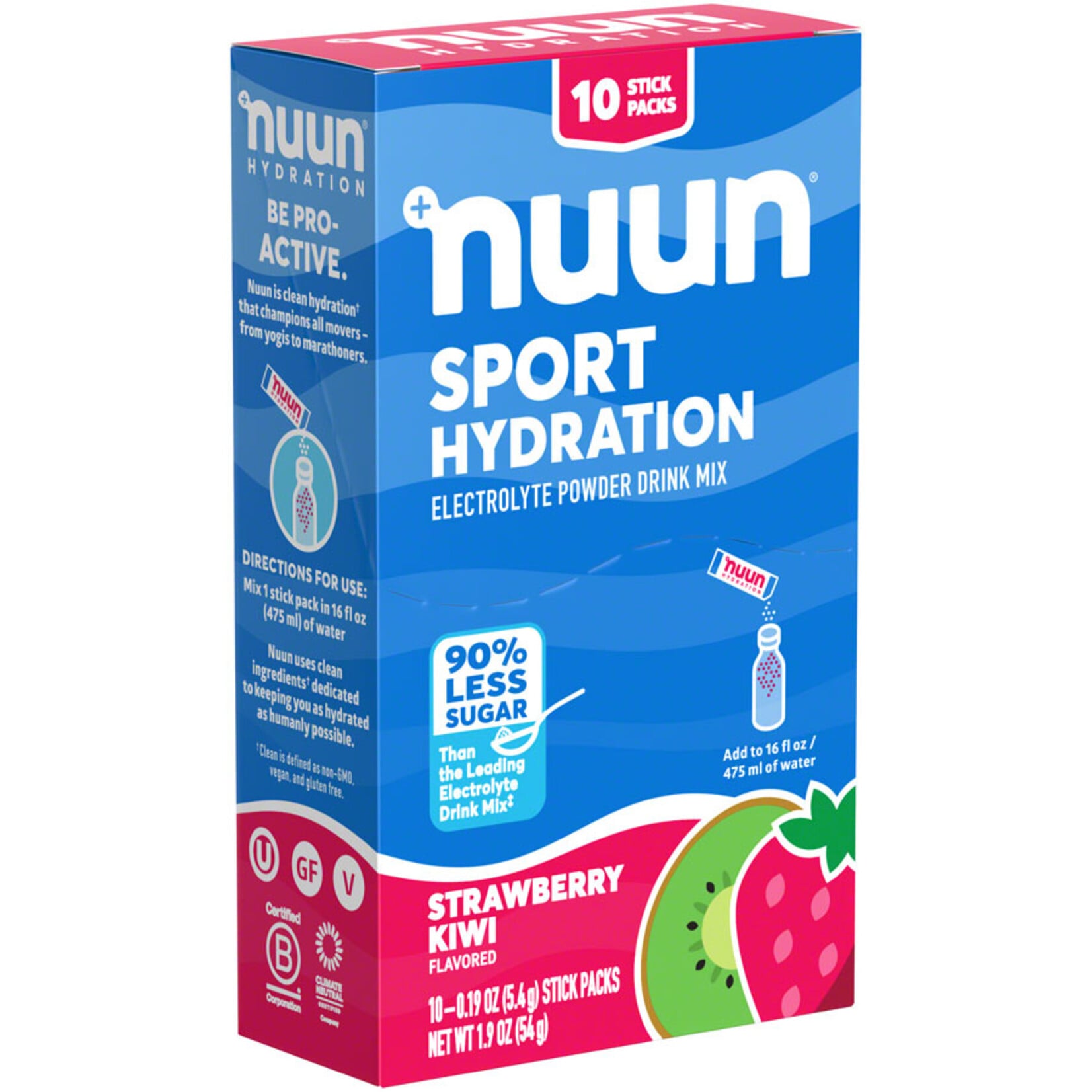 nuun Nuun Sport Powder - Strawberry Kiwi, single