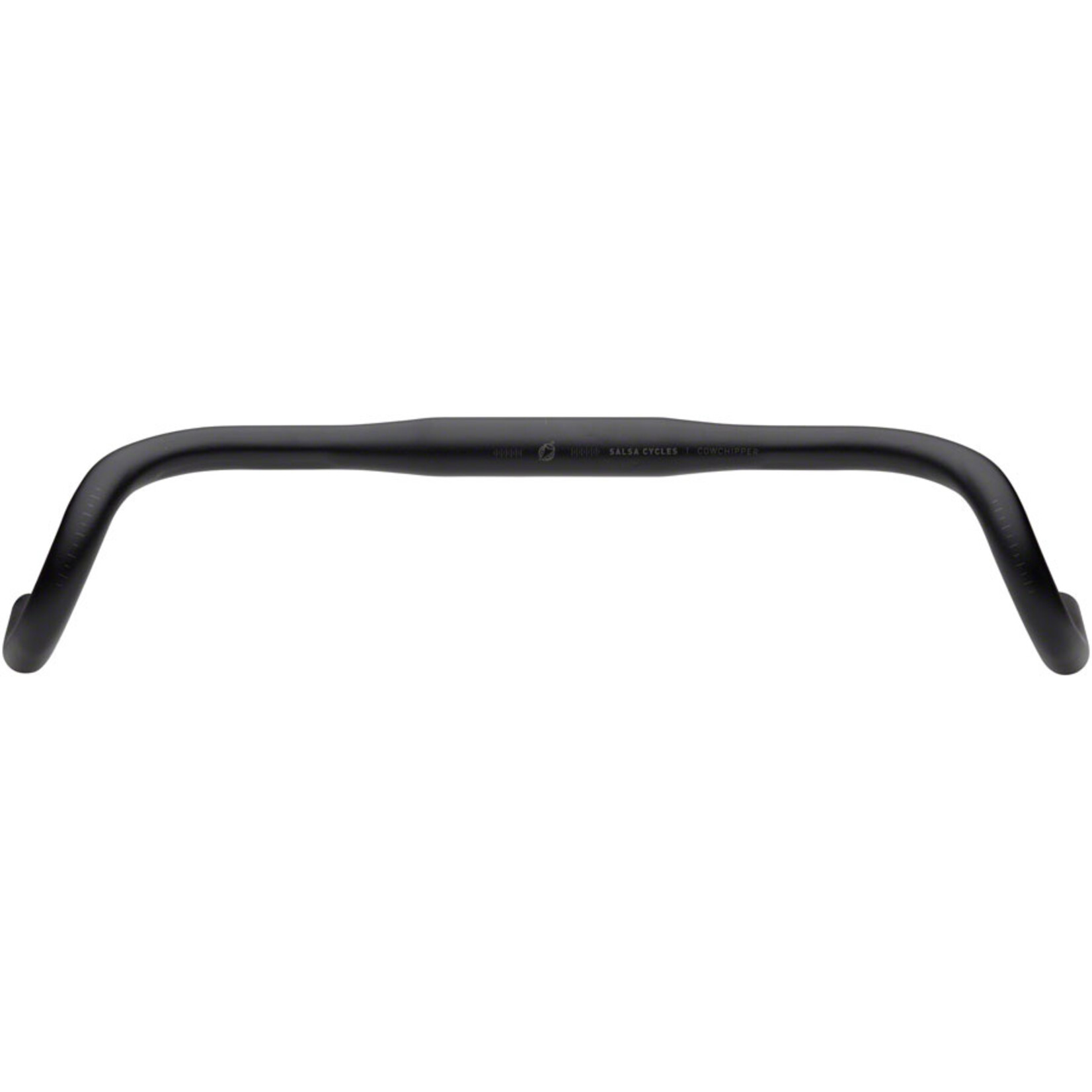 Salsa Salsa Cowchipper Drop Handlebar - Aluminum, 31.8mm, 52cm, Black