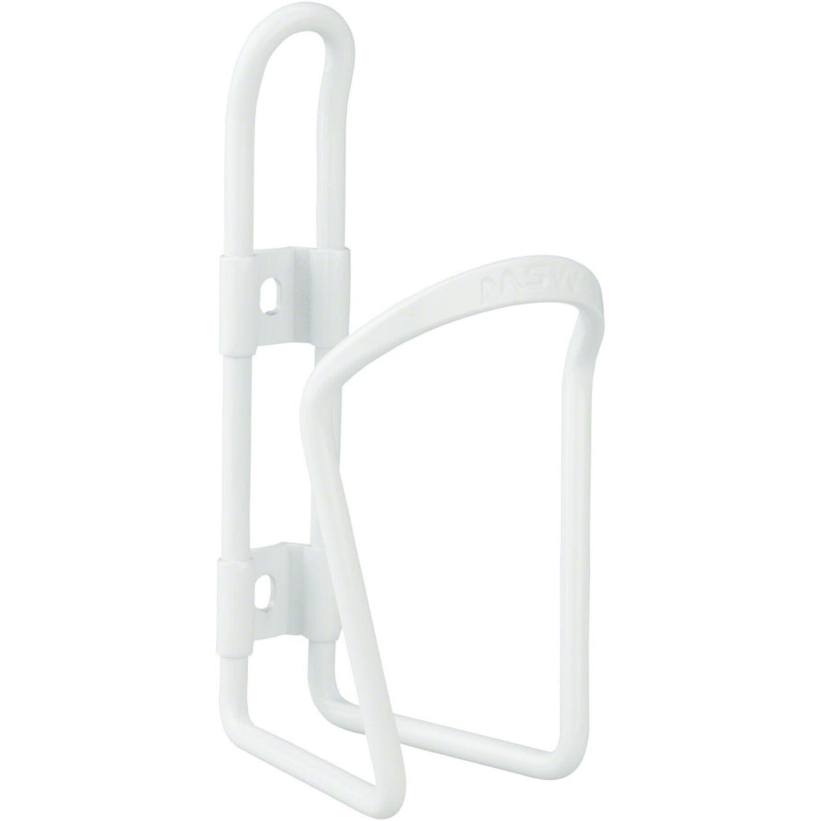 MSW MSW AC-100 Alloy Water Bottle Cage 6mm rod White