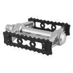 MKS MKS Sylvan Gordito Pedals Alloy 9/16" Silver / Black - Crust Bikes Collab