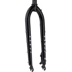 Surly Surly Cocktail Fork - 27.5", QRx100mm, 1-1/8" Straight Steerer, 420mm Axle To Crown, Steel, Black