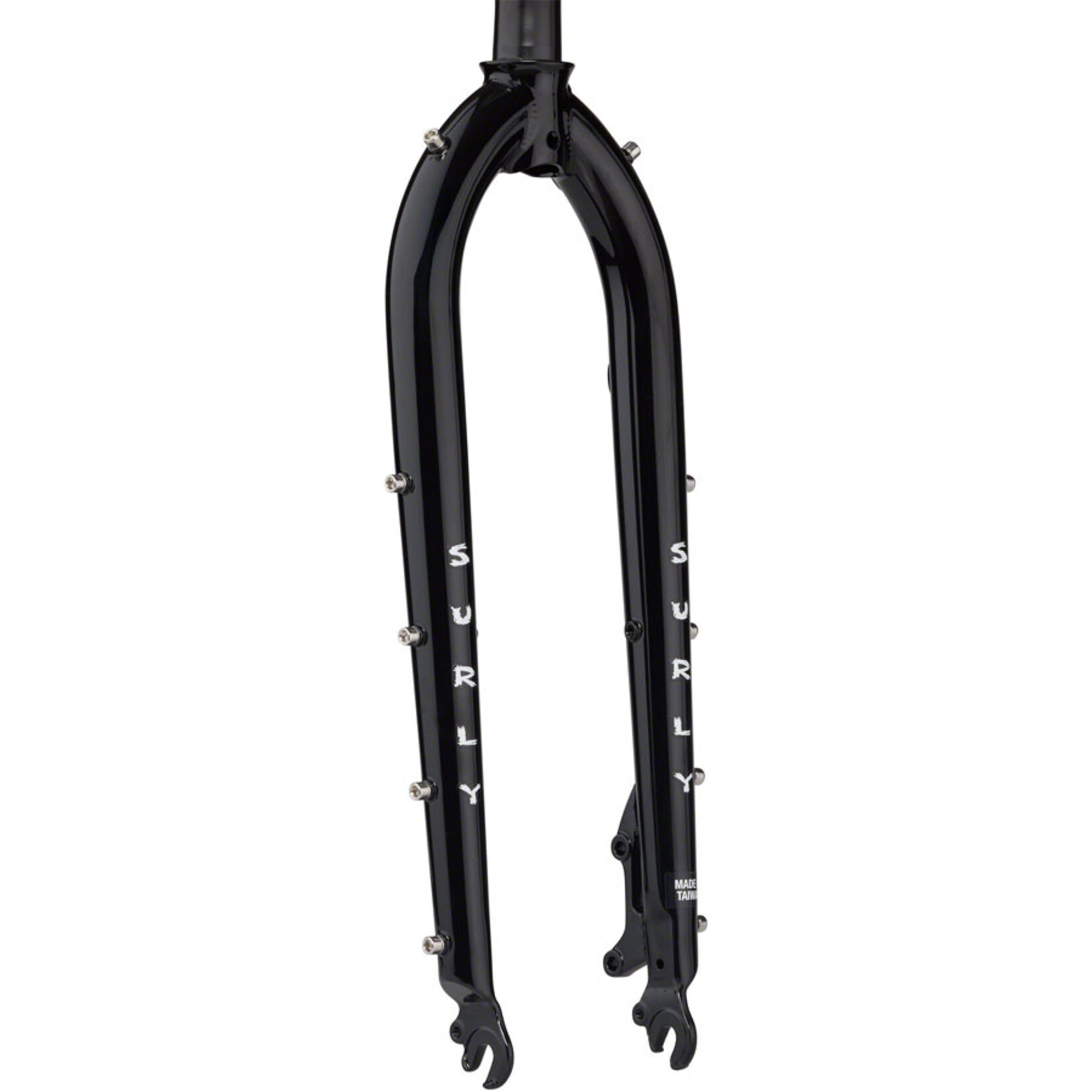 Surly Surly Cocktail Fork - 27.5", QRx100mm, 1-1/8" Straight Steerer, 420mm Axle To Crown, Steel, Black