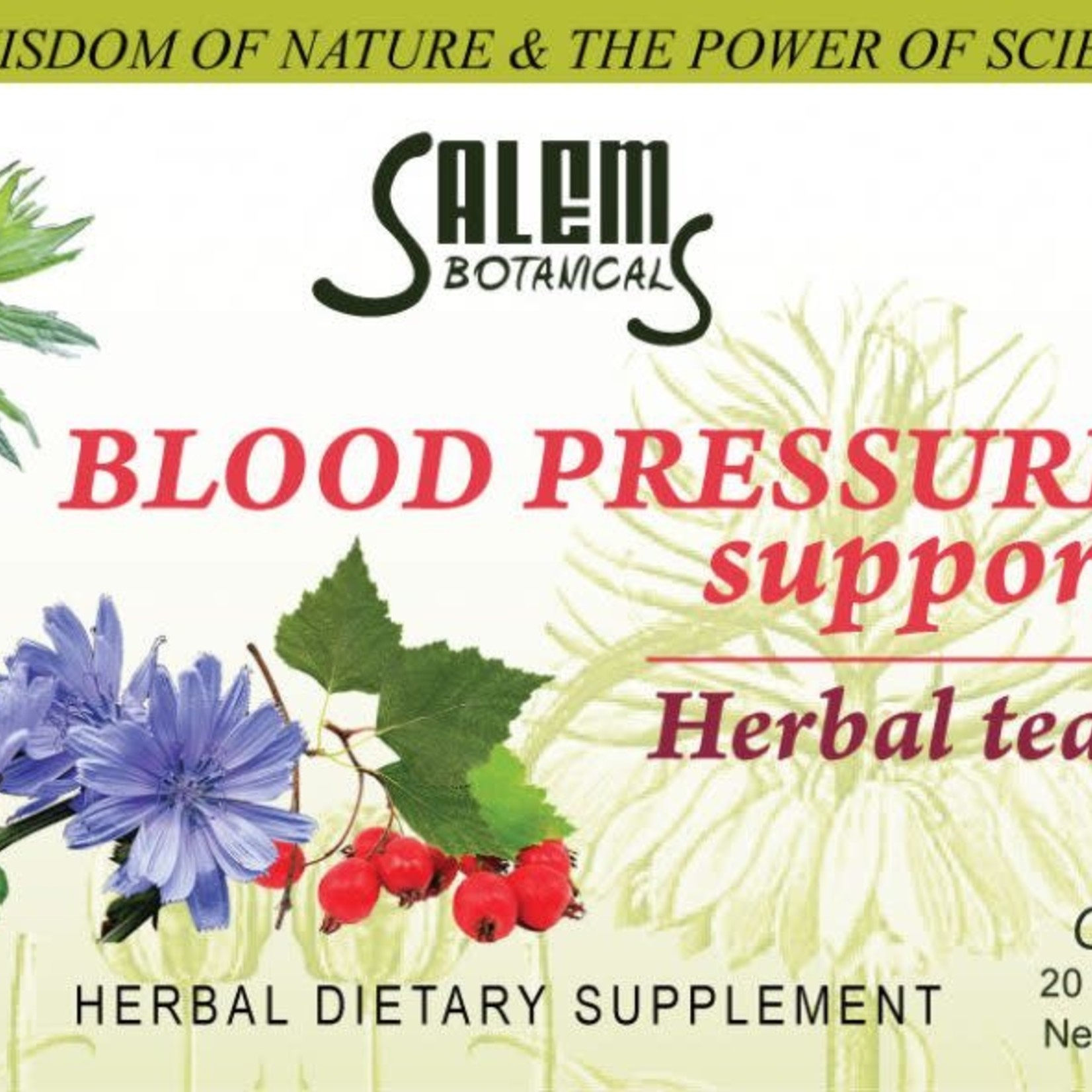 Salem Botanical Травяной чай, поддержка кровяного давления
