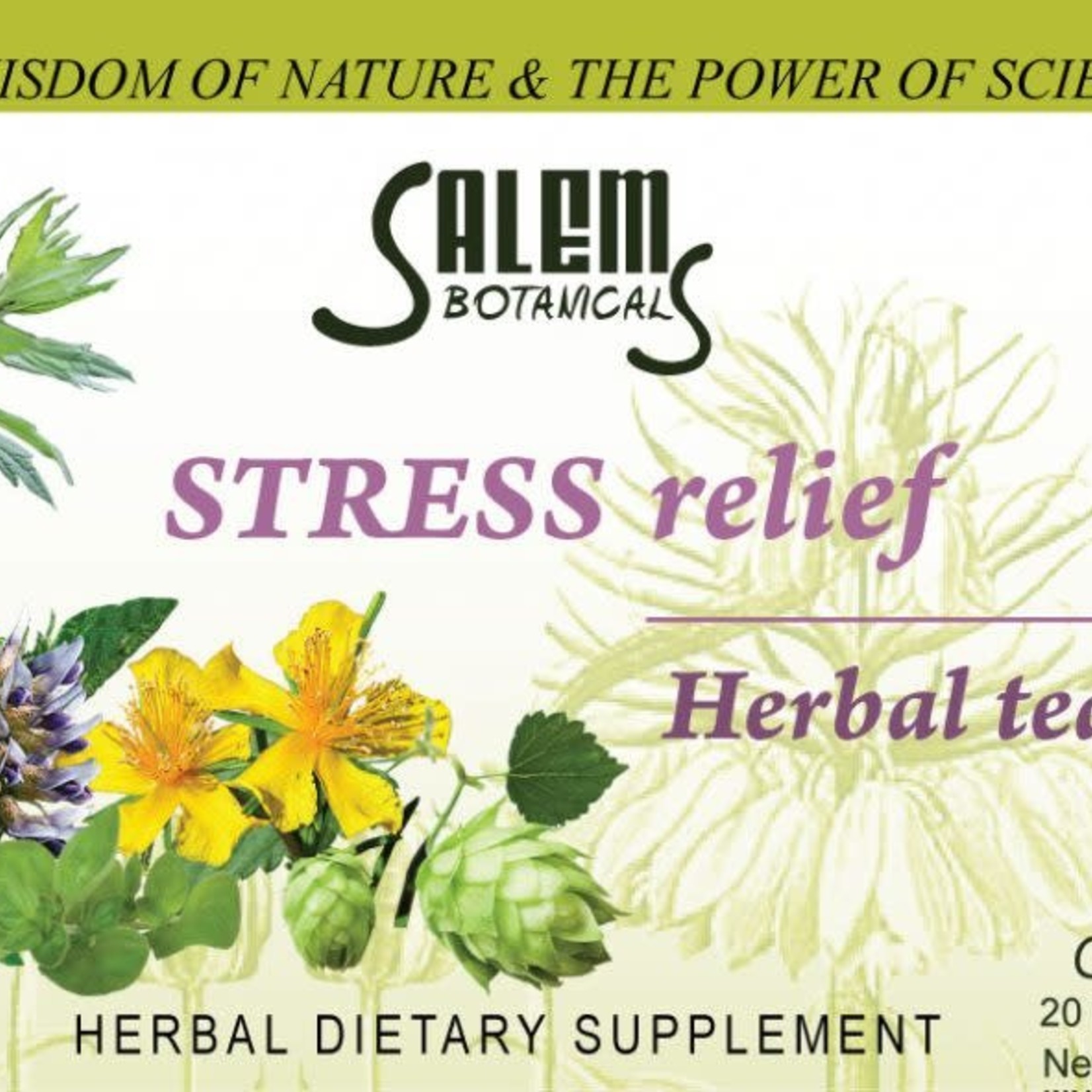 Salem Botanical  Травяной чай, снятие стресса