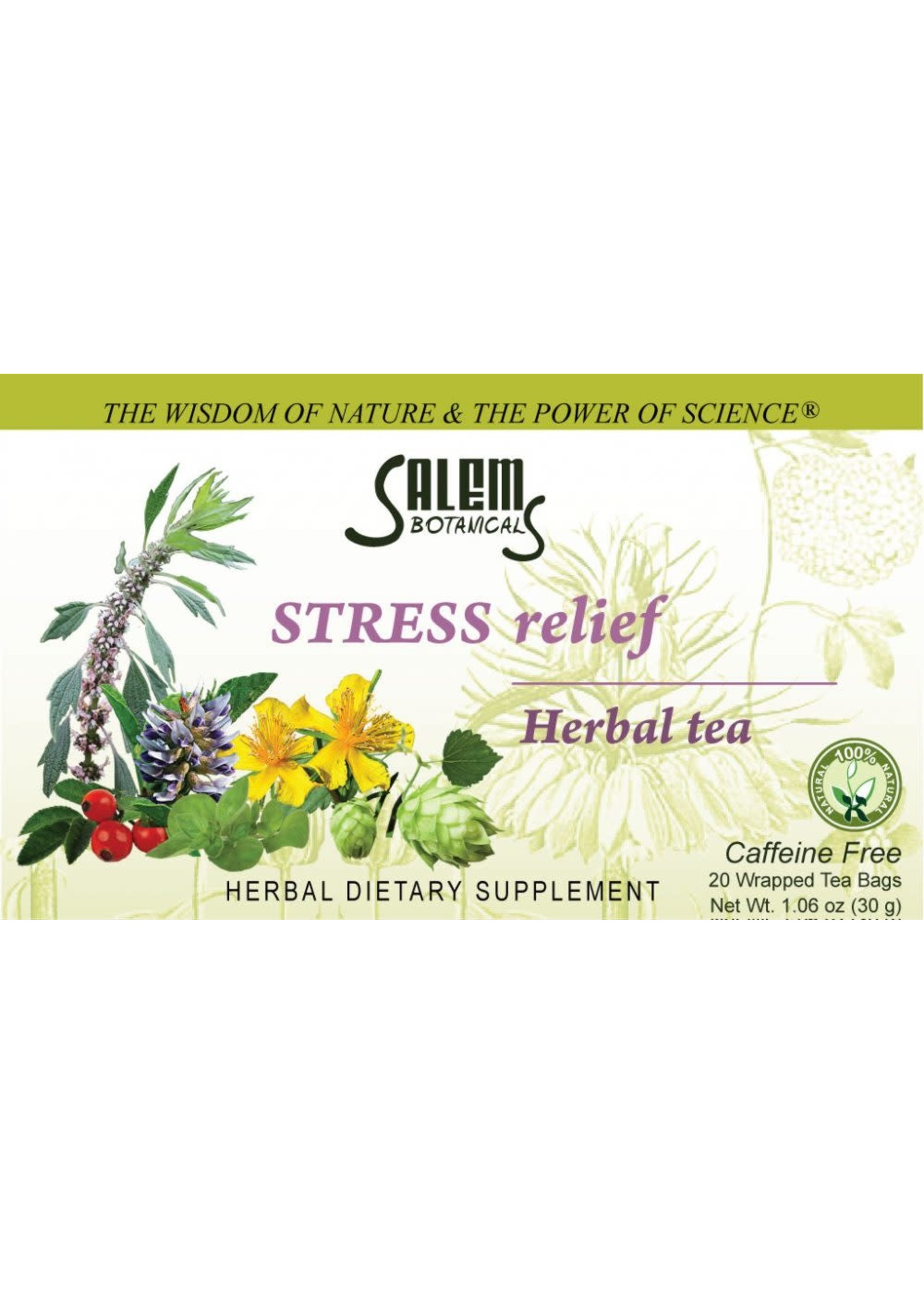 Salem Botanical Herbal Tea, Stress Relief
