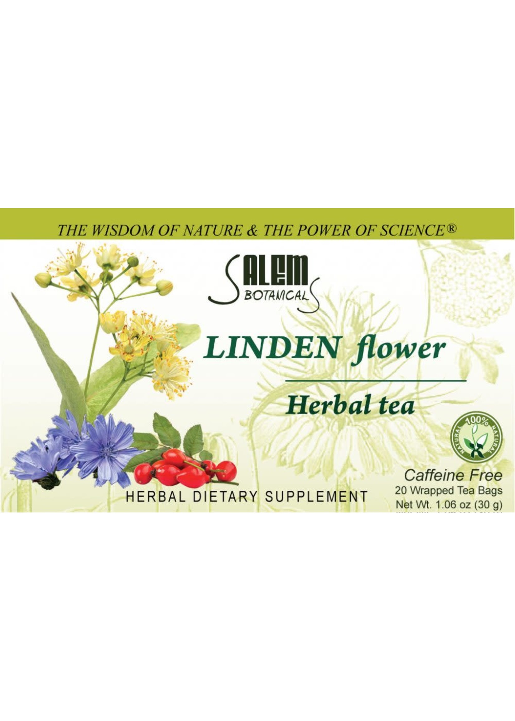 Salem Botanical Herbal Tea, Linden Flower