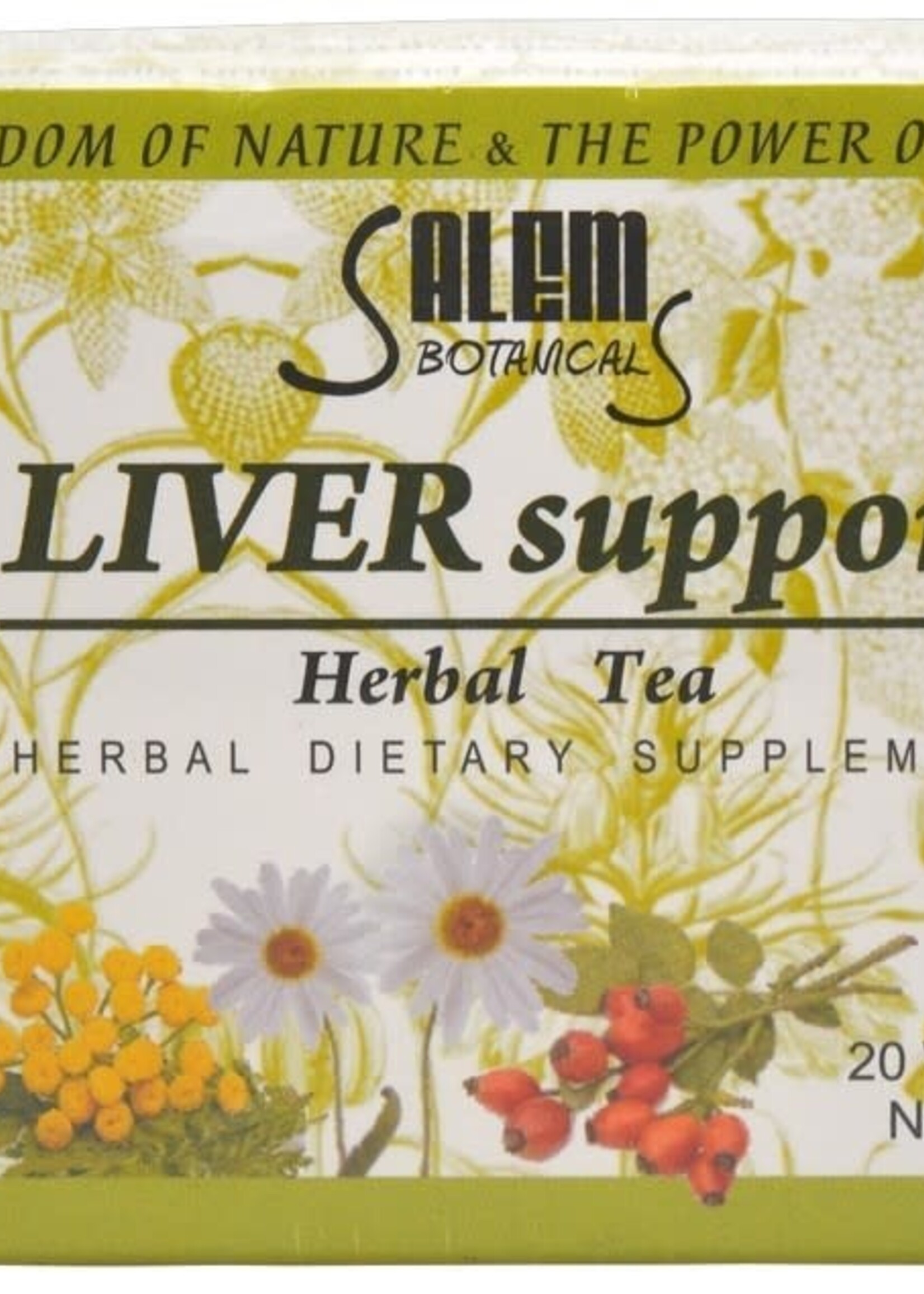 Salem Botanical  Травяной чай, поддержка печени