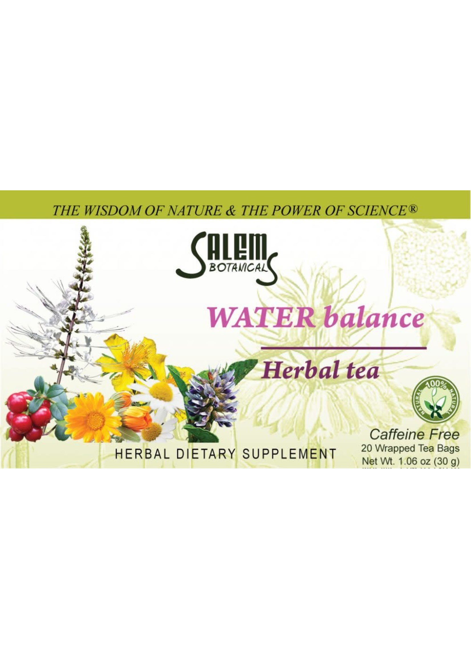 Salem Botanical Herbal Tea, Water Balance