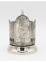 Cup holder "Pushkin" (nickel-plated with ink)