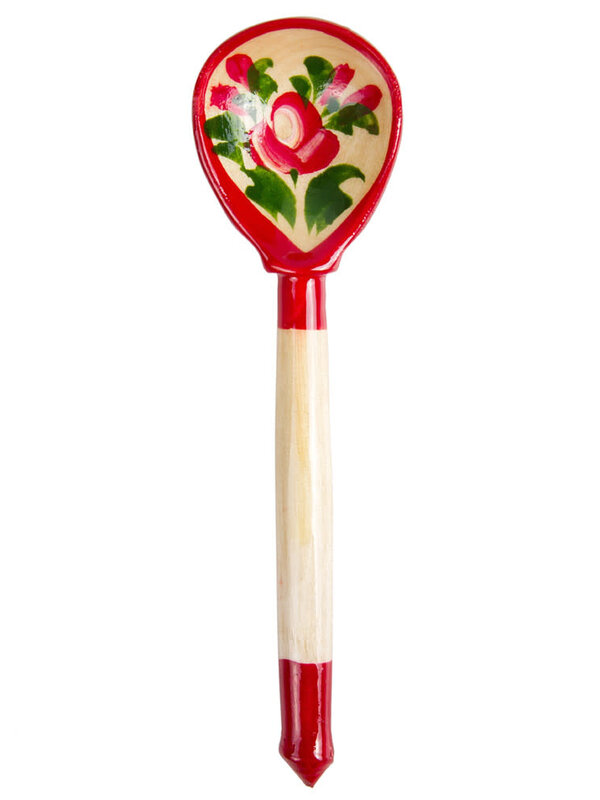 Деревяная ложка Столовая Матрёшка