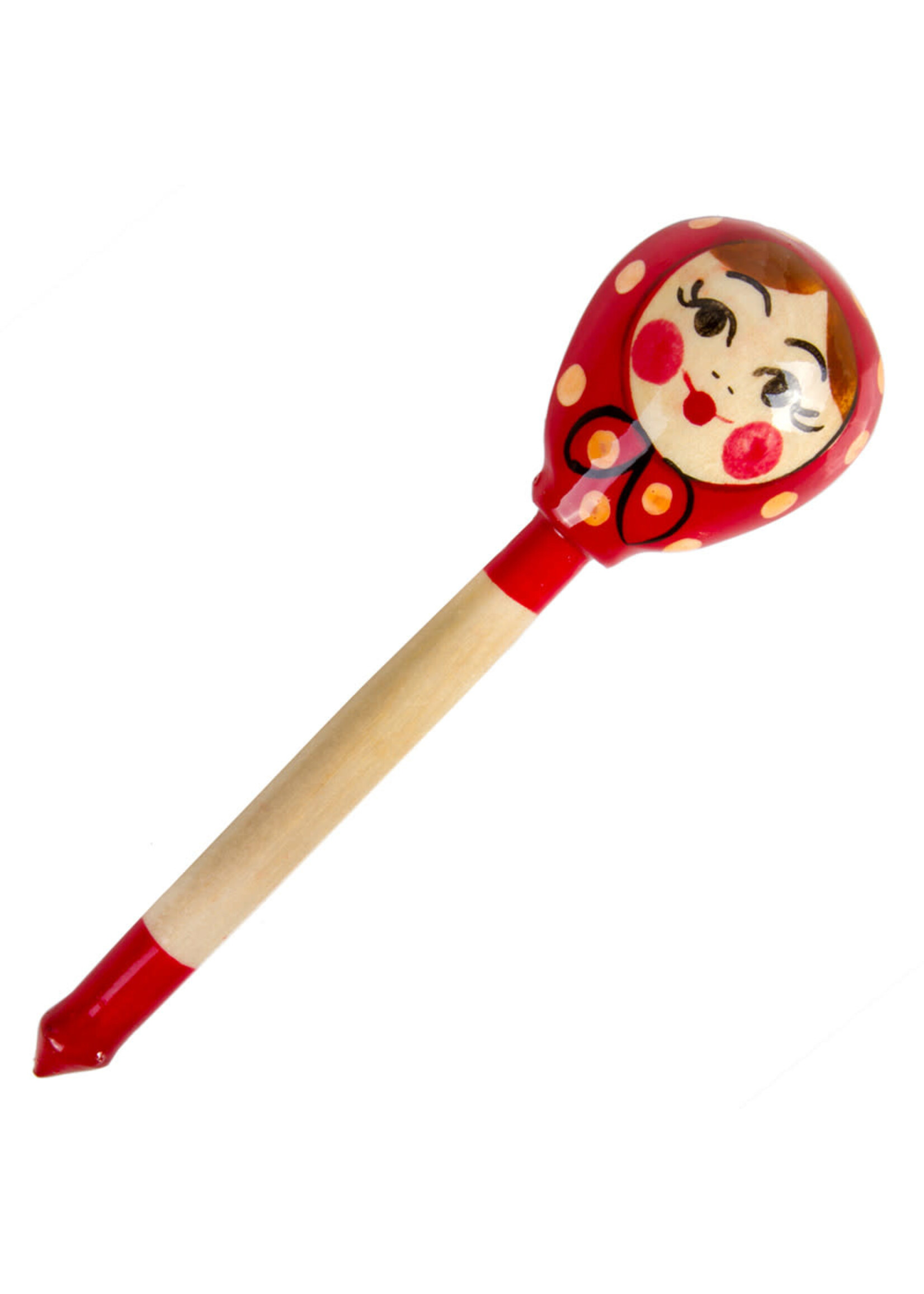 Деревяная ложка Столовая Матрёшка