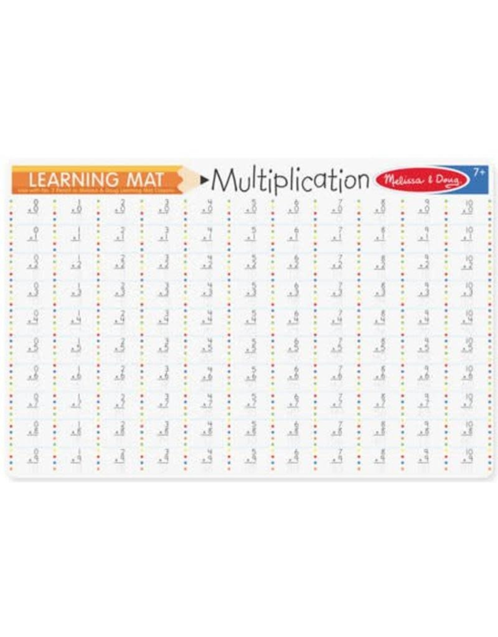 Melissa & Doug Learning Mat, Multiplication