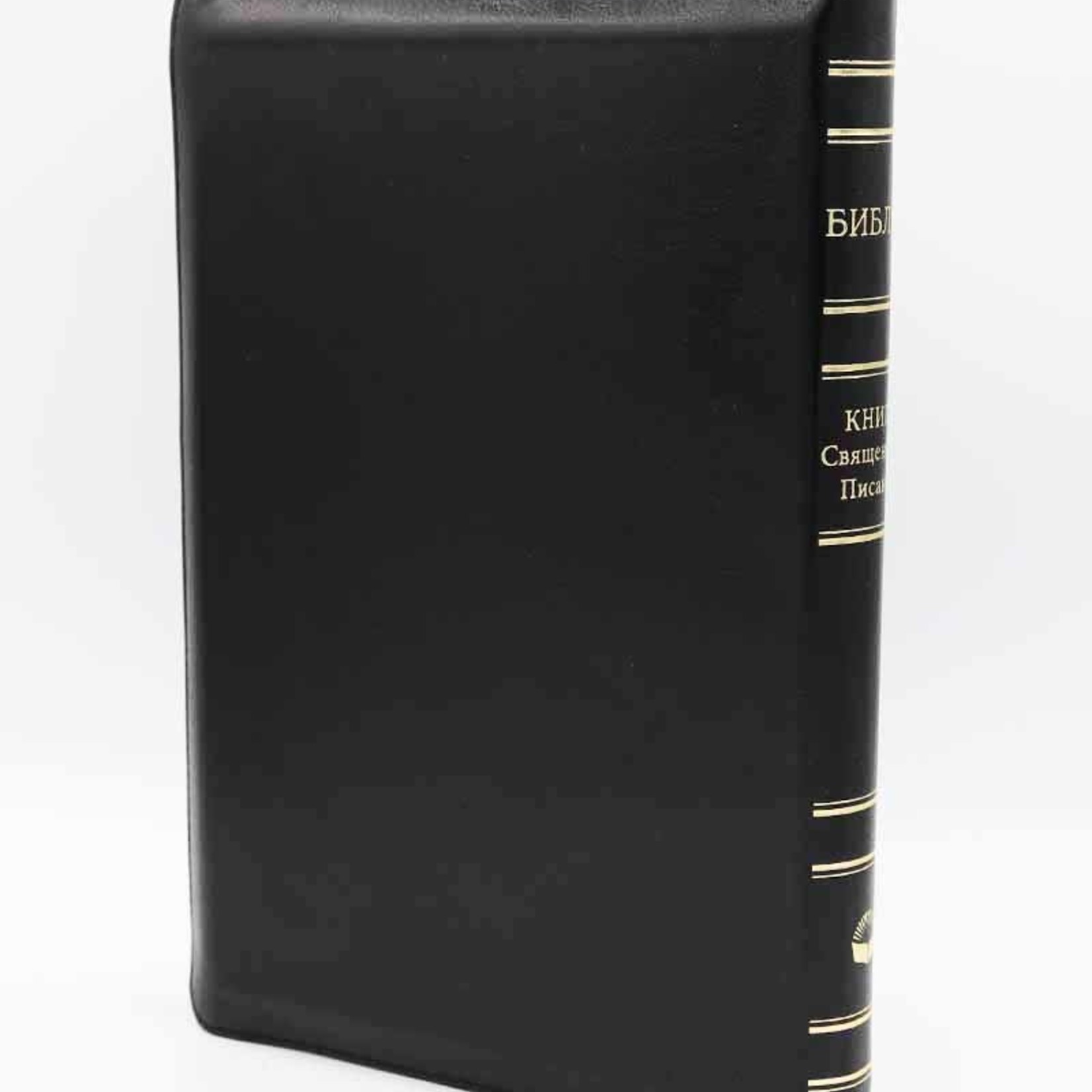 Библия, Каноническая (SYNO), Заменитель Кожи, Черная без узора, Индексы, Большая