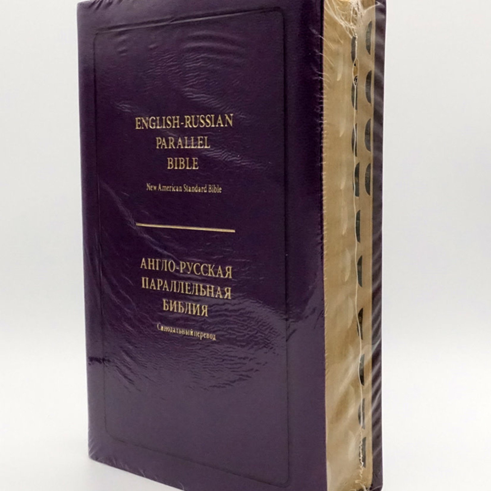 English-Russian Parallel Bible (NASB-SYNO), Index, Medium, Purple