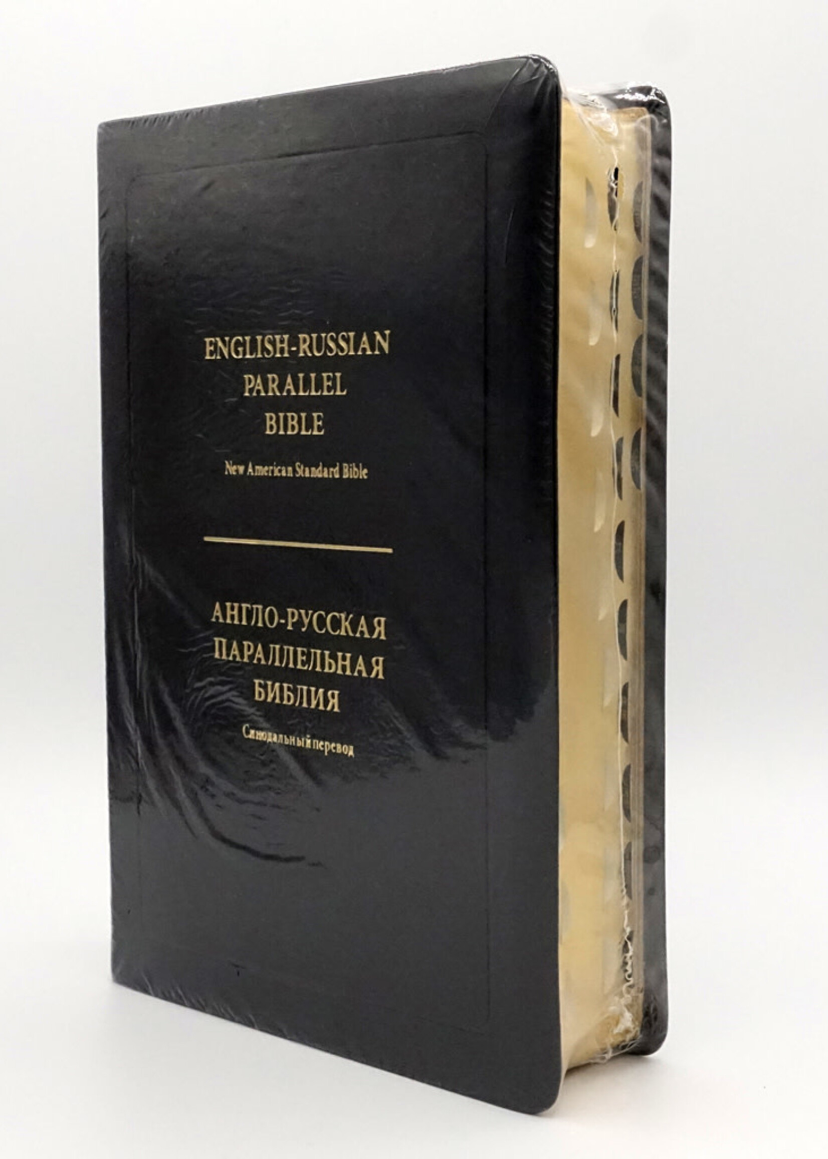 English-Russian Parallel Bible (NASB-SYNO), Index, Medium, Black