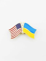 USA & UA Flag Pin