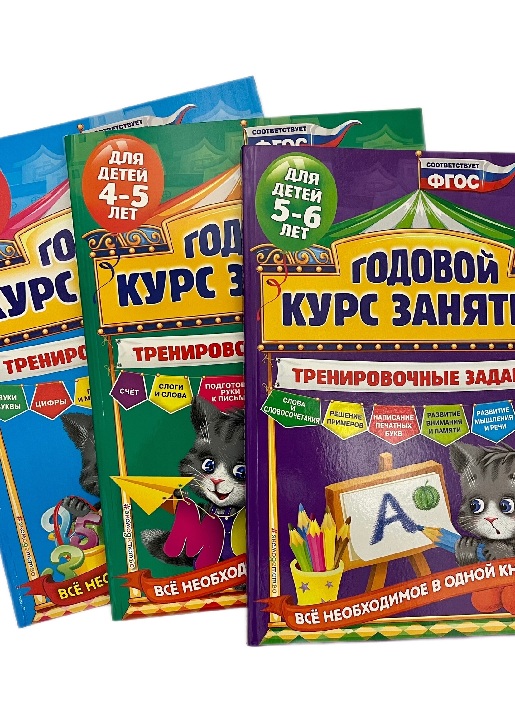 Годовой Курс Занятий для детей 5-6 лет- Тренировочные Задания