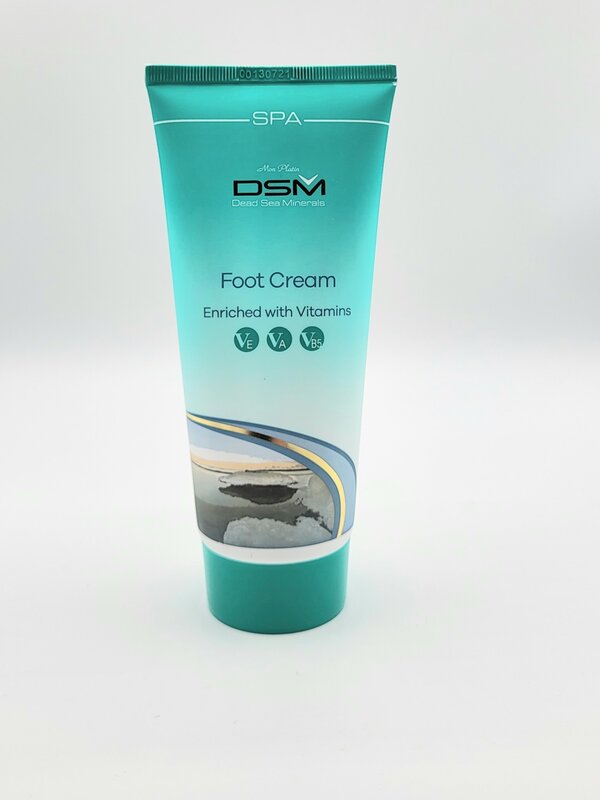 Dead Sea Minerals DSM, Foot Cream Enriched with Vitamins