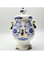 Samovar Ceramic Gzhel blue, Tea Holder
