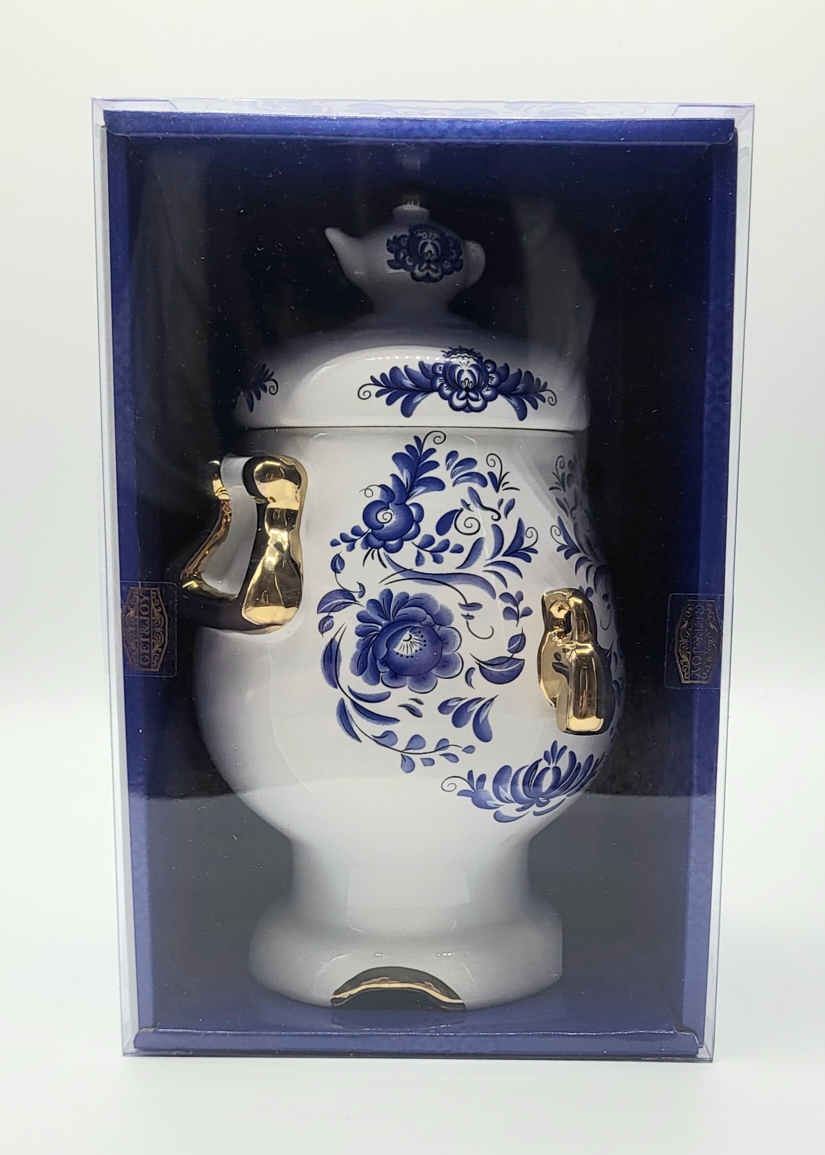 Samovar Ceramic Gzhel, Tea Holder