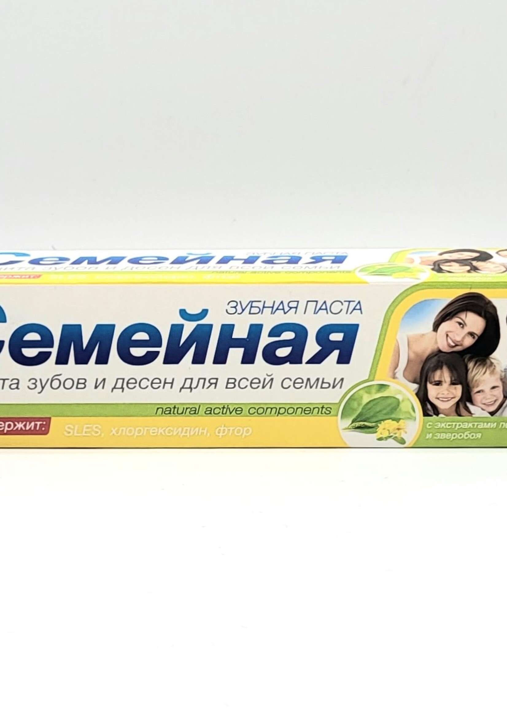 Семейная Семейная, Зубная Паста, Подорожник и Зверобой