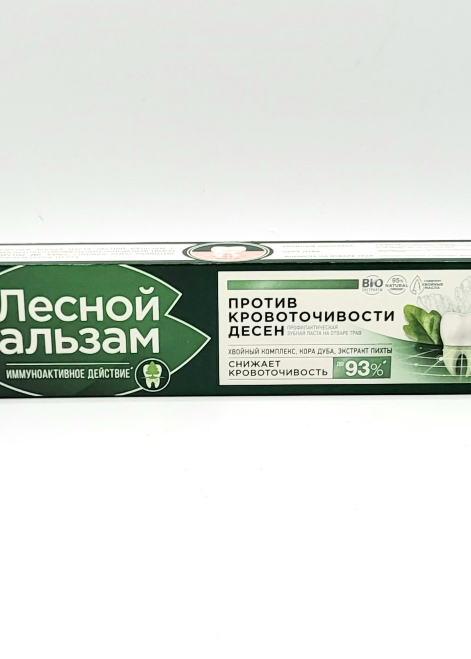 Лесной Бальзам, Против Кровоточивости Дёсен, Кора Дуба и Пихты,зубная паста