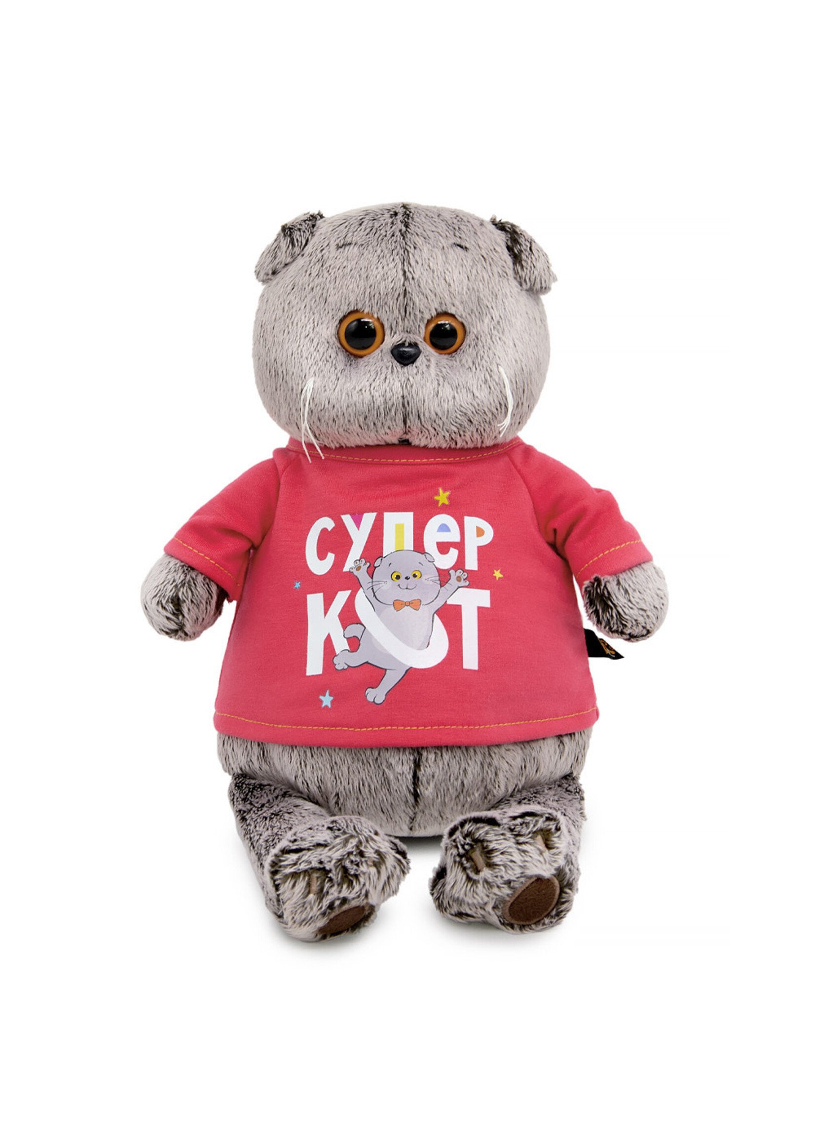 SALE: Басик в лонгсливе с принтом "Супер кот"